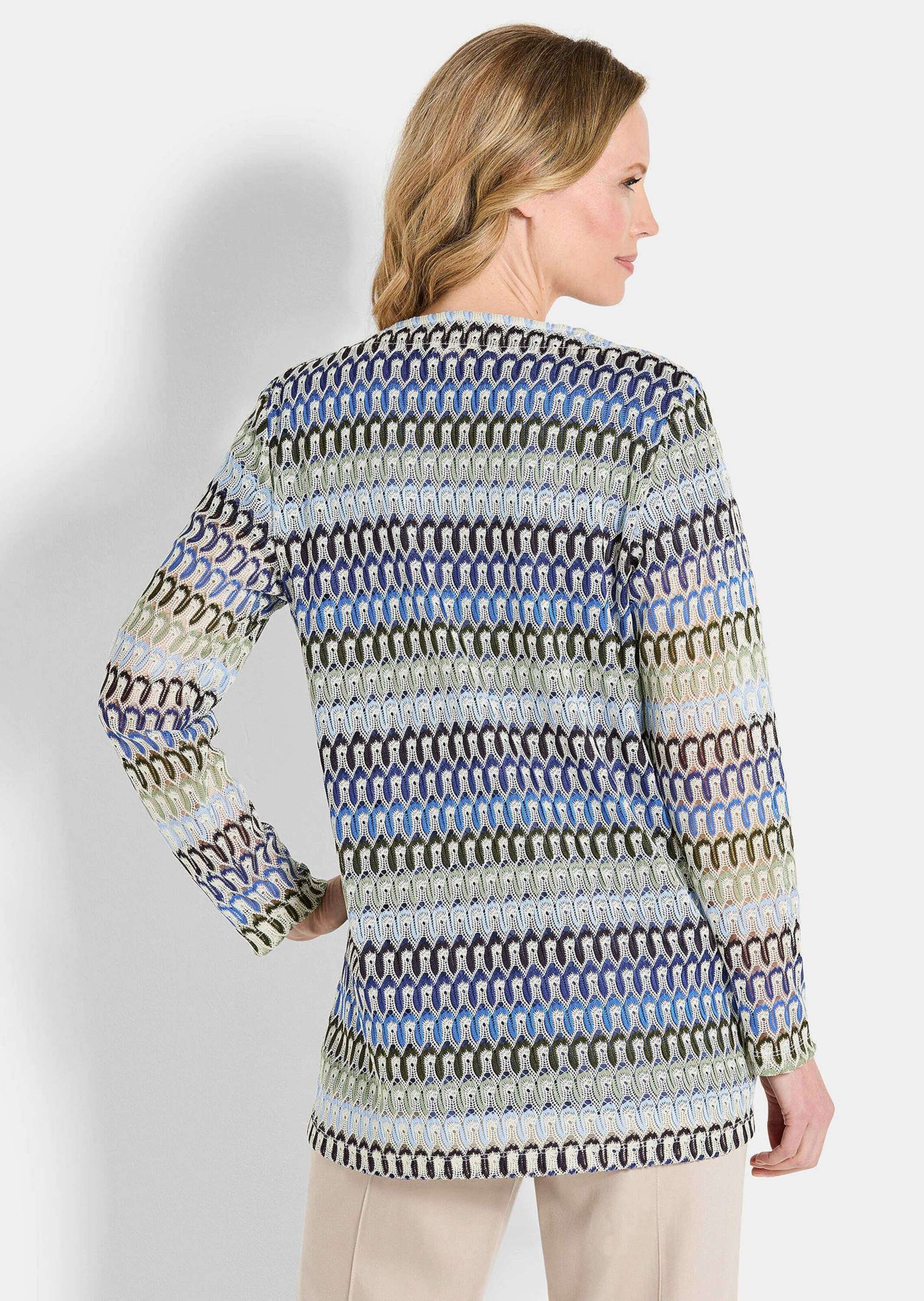 GOLDNER Kurzjacke "Langarm Spitzenjacke aus Jersey" günstig online kaufen