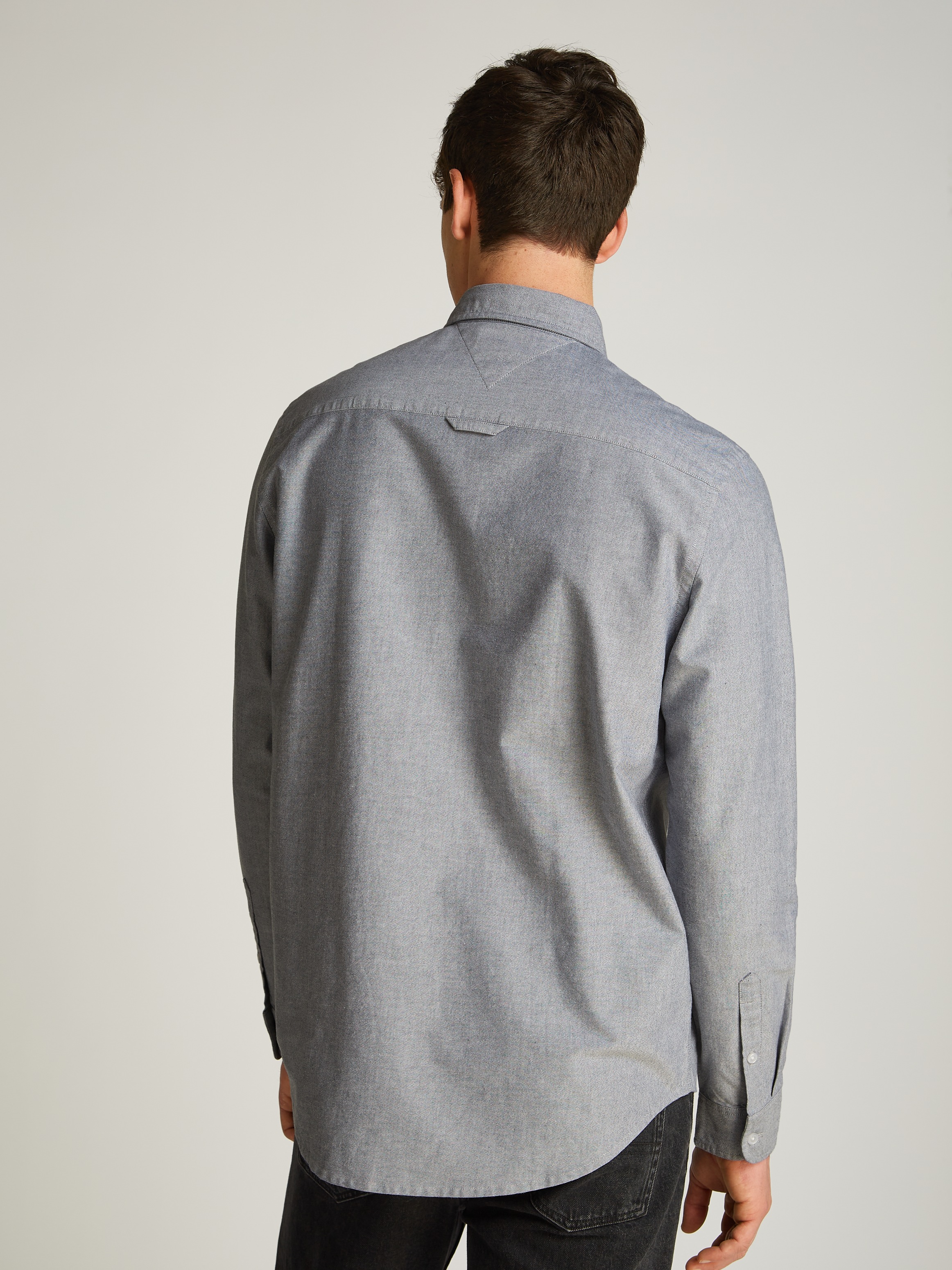 Tommy Jeans Plus "TJM REG OXFORD SHIRT EXT" in Großen Größen, Logostickerei günstig online kaufen