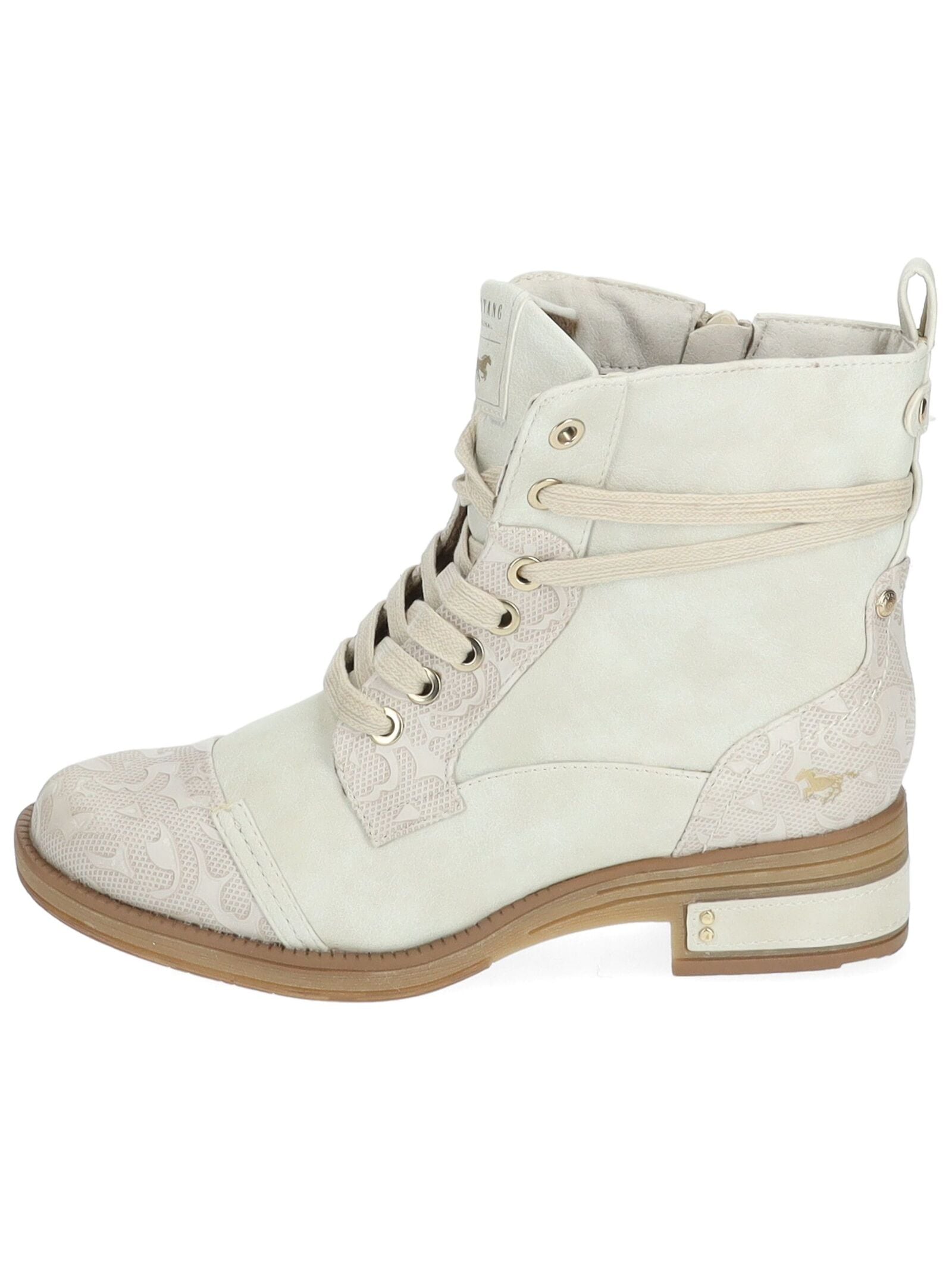 Mustang Shoes Schnürstiefelette »Mustang Shoes Stiefelette Lederimitat«