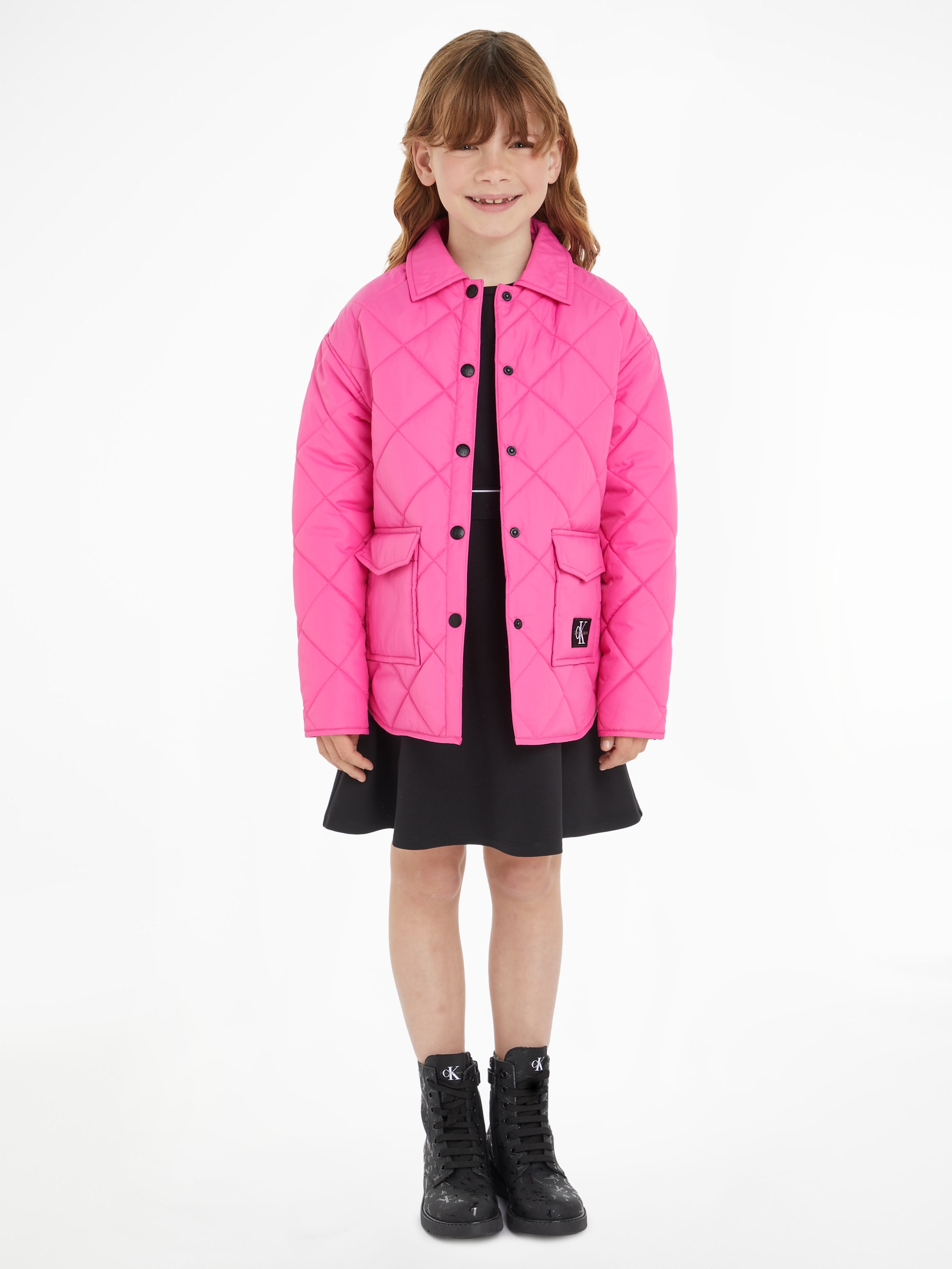 Calvin Klein Jeans Winterjacke »QUILTED WIDE OVERSHIRT«, für Kinder bis 16 Jahre