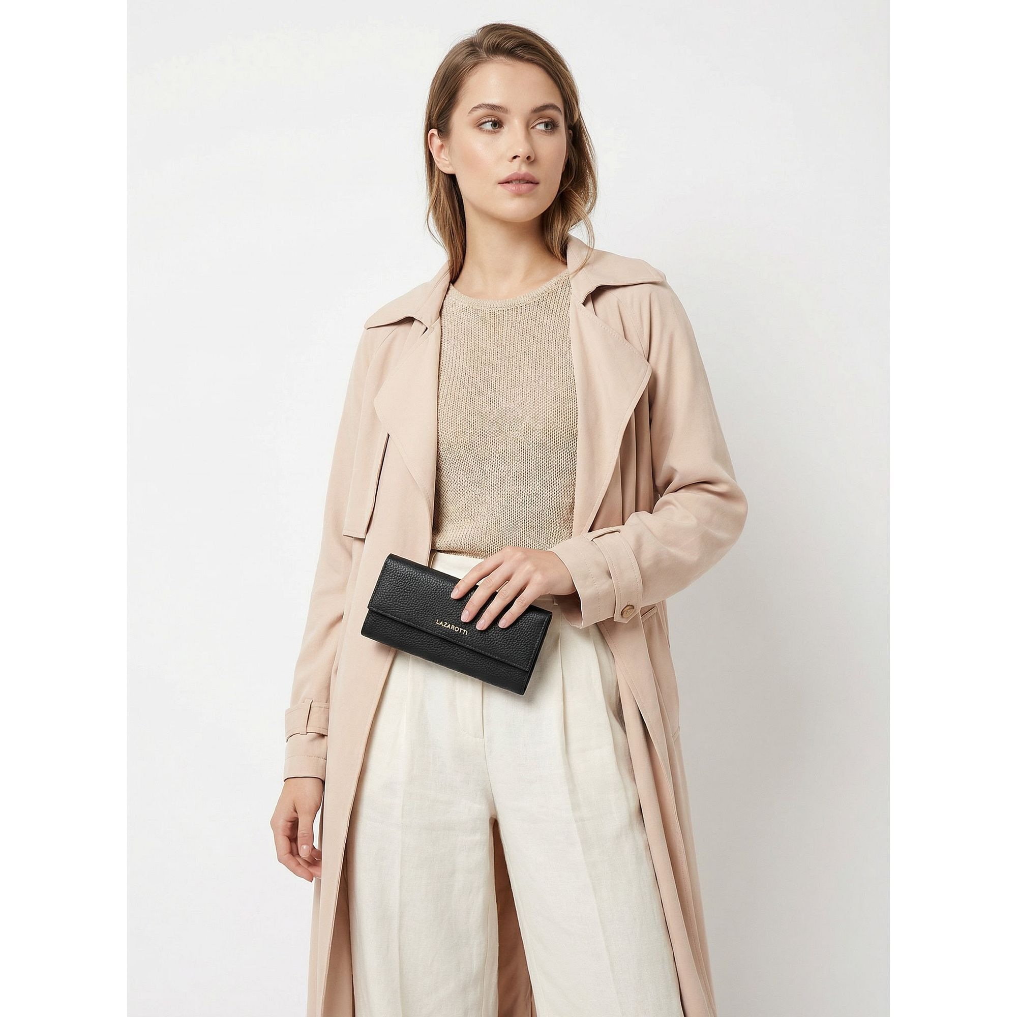 Lazarotti Geldbörse »Bologna Leather Geldbörse Leder 19 cm«