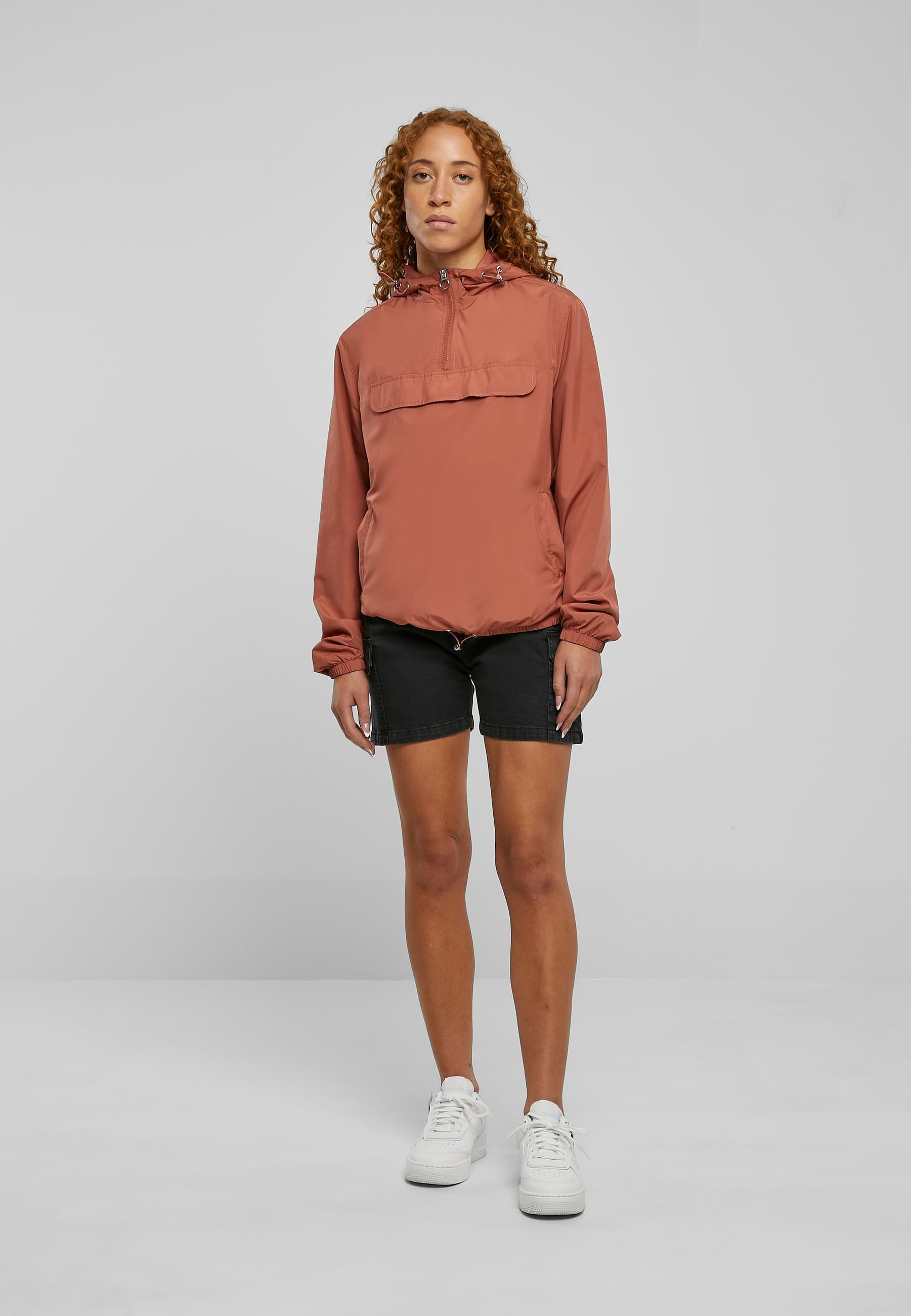 URBAN CLASSICS Allwetterjacke »Urban Classics Damen Ladies Basic Pull Over Jacket«, (1 St.), mit Kapuze