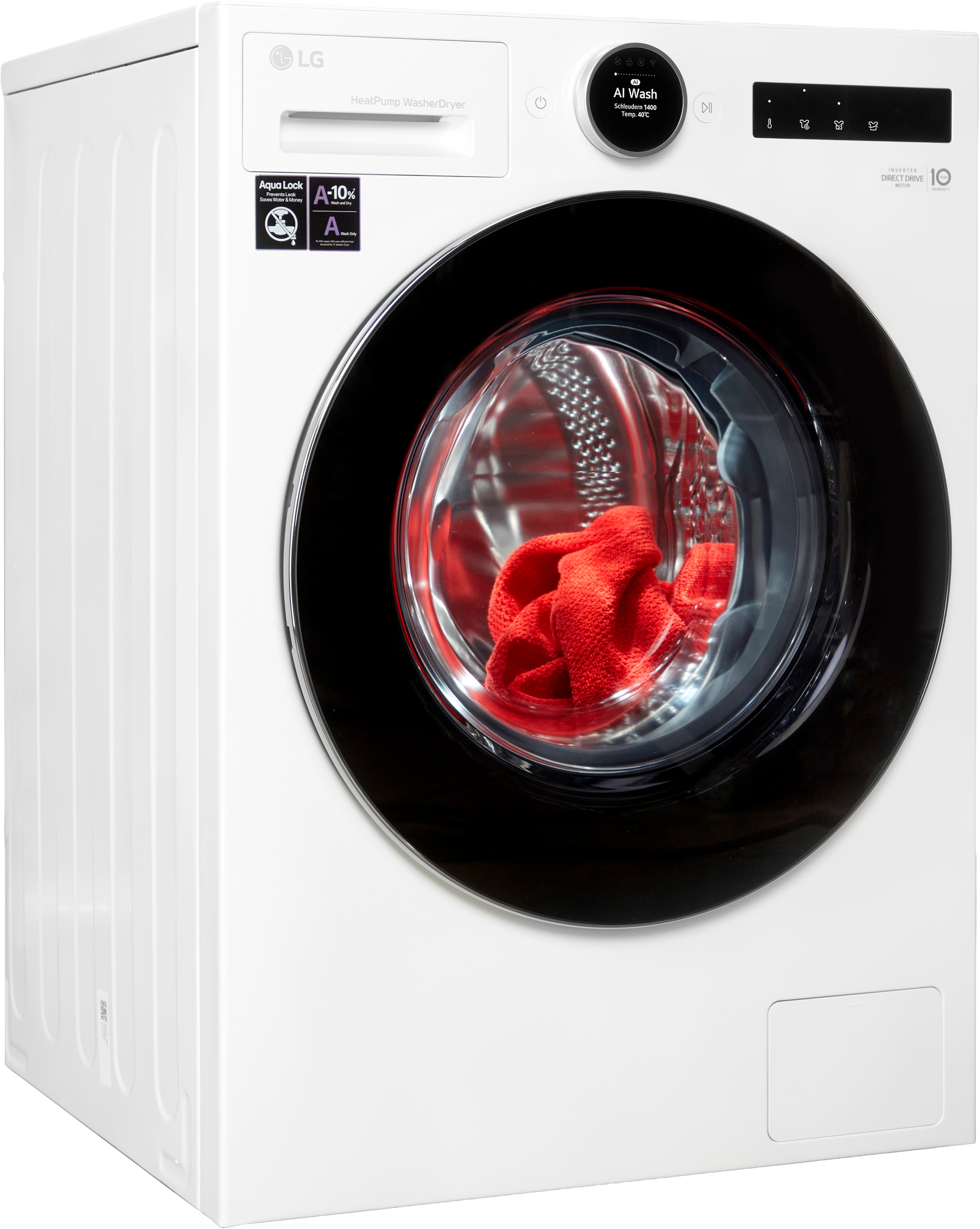 LG Waschtrockner "HPWD096C" X-Serie 9 kg /6 kg 70 dB(A) Energieklasse A, AI Wash&Dry, ThinQ-App inkl. Programm-Download