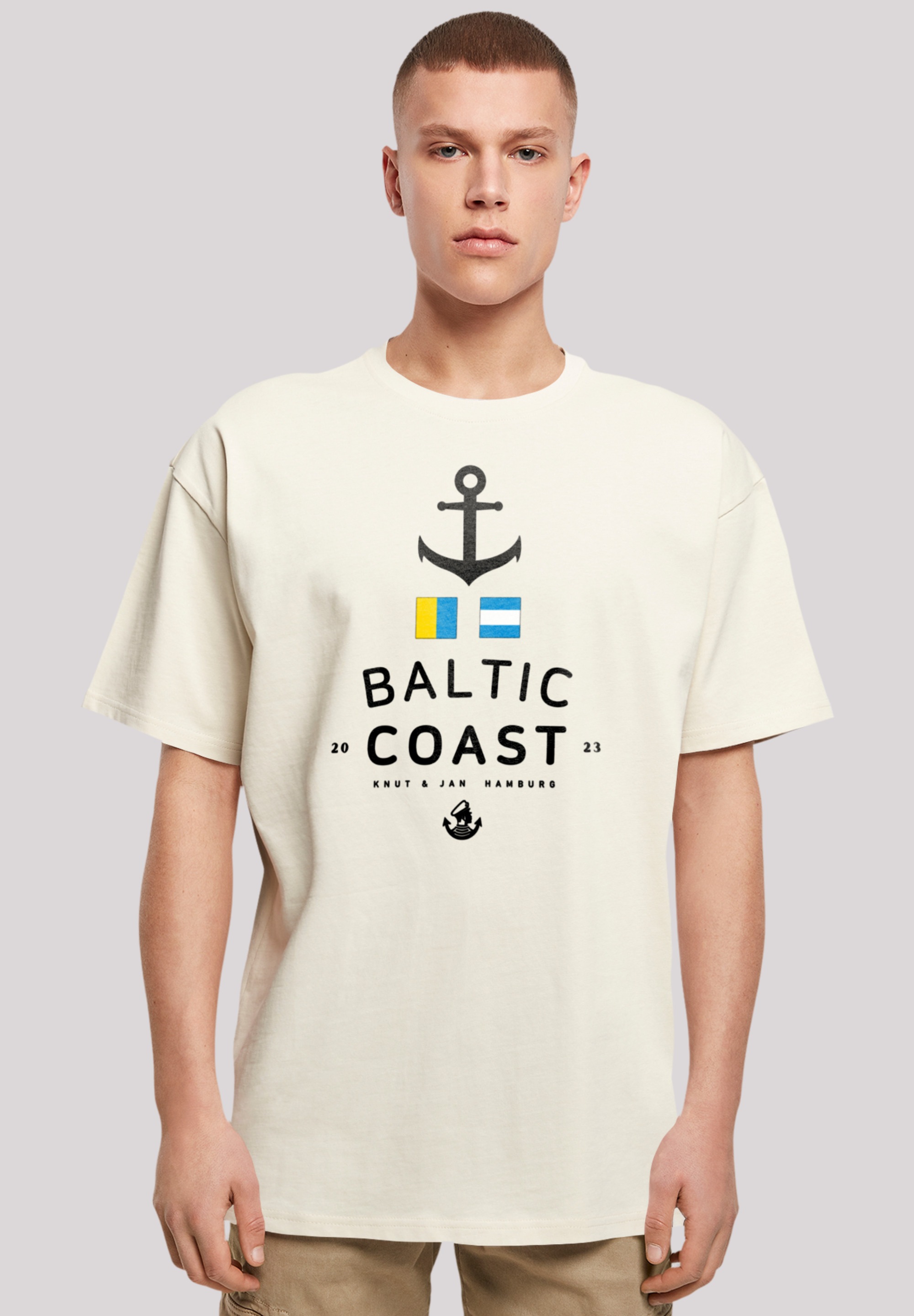 F4NT4STIC T-Shirt "Ostsee Baltic Sea Knut & Jan Hamburg", Print günstig online kaufen