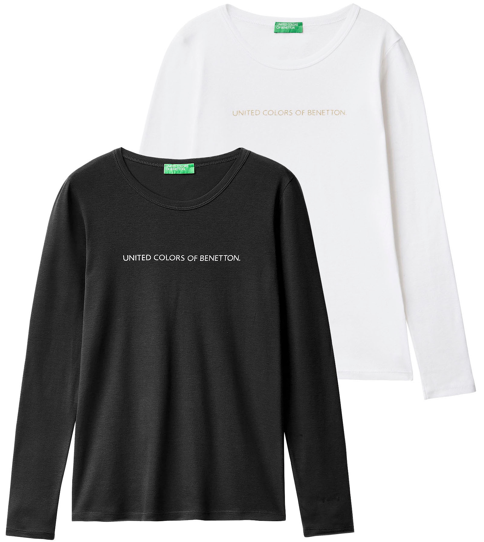 United Colors of unsere im BAUR Benetton 2 bestellen Langarmshirt, 2), Doppelpack | (Set, Bestseller tlg