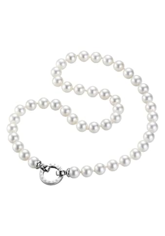 Perlenkette »Muschelkern-Perlen, Ringverschluss, Silber 925«