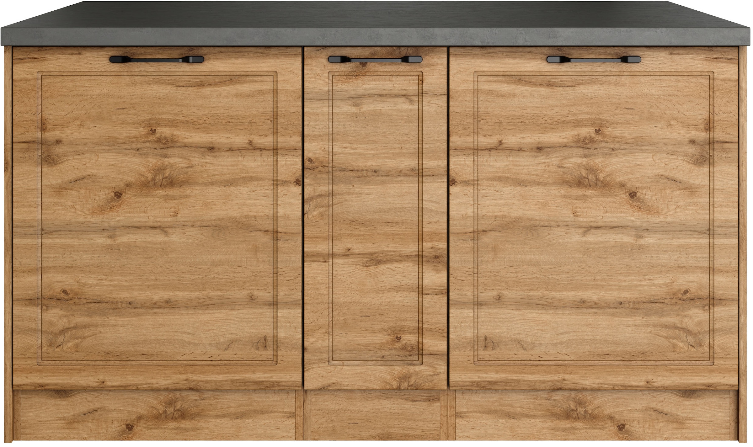 KOCHSTATION Kücheninsel »KS-Lani, Breite 153 cm, mit Flaschenregal«, MDF-Fronten, Arbeitsplatte 38mm stark