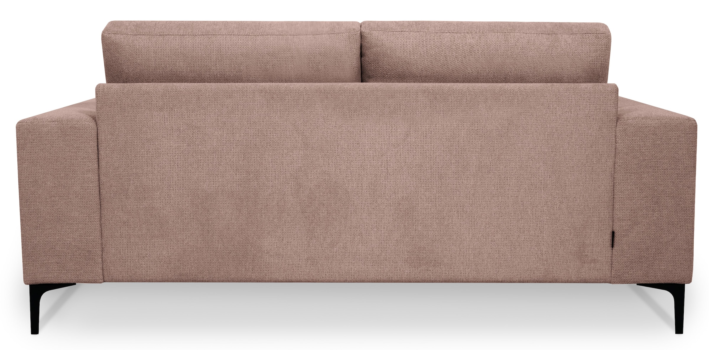 Places of Style 2-Sitzer »Xander«, Breite 164 cm, Webstoff, Soft-Touch Chenille, schwarze Metallfüßen