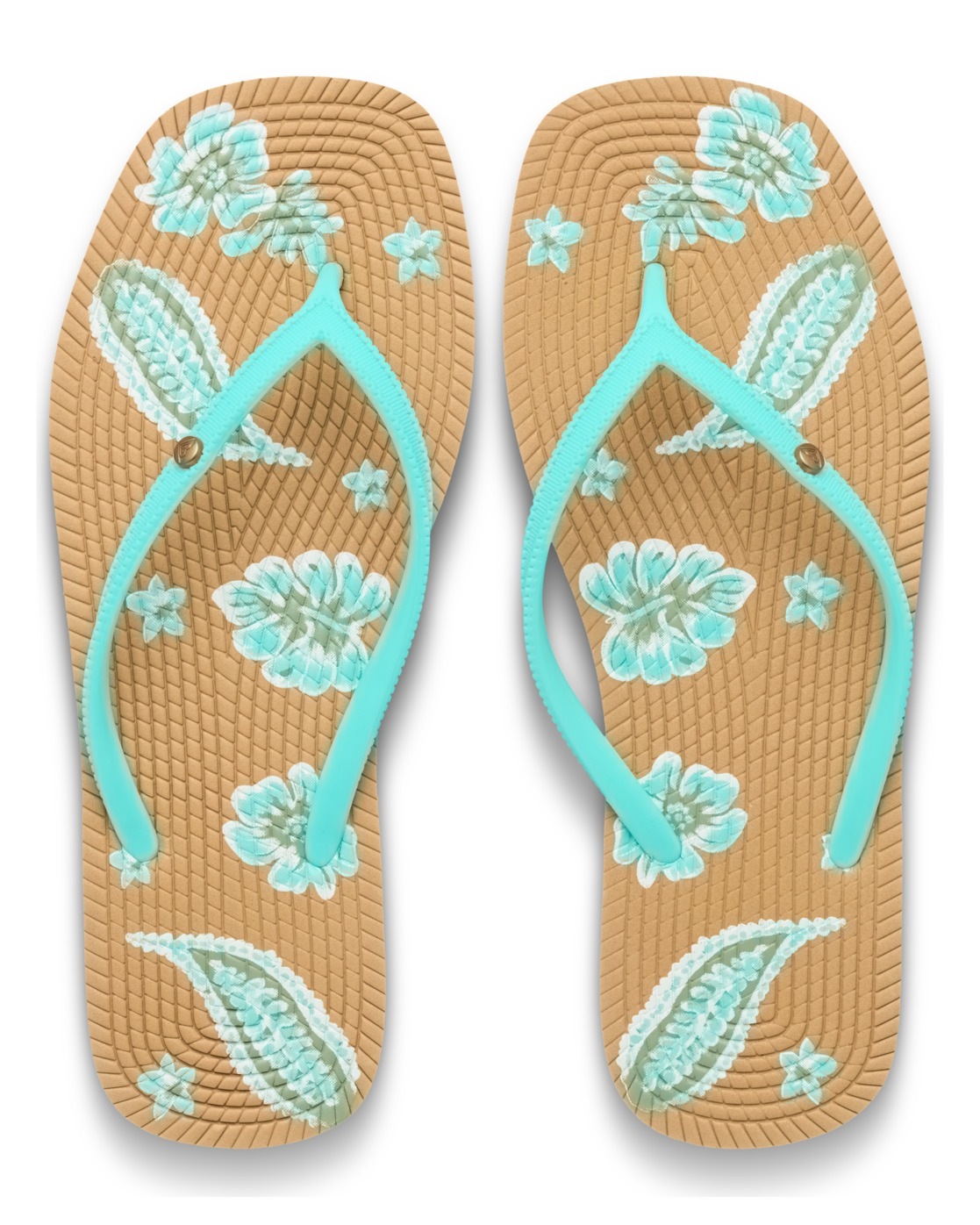 Sandale ROXY "Arizona Dreams", Damen, Gr. 7(37), oil grün, Obermaterial:Obermaterial: 98% Tr/ 2% Metallnieten, Futter: 100% Synthetik, Laufsohle: 100% Eva;, Schuhe Sandale 2