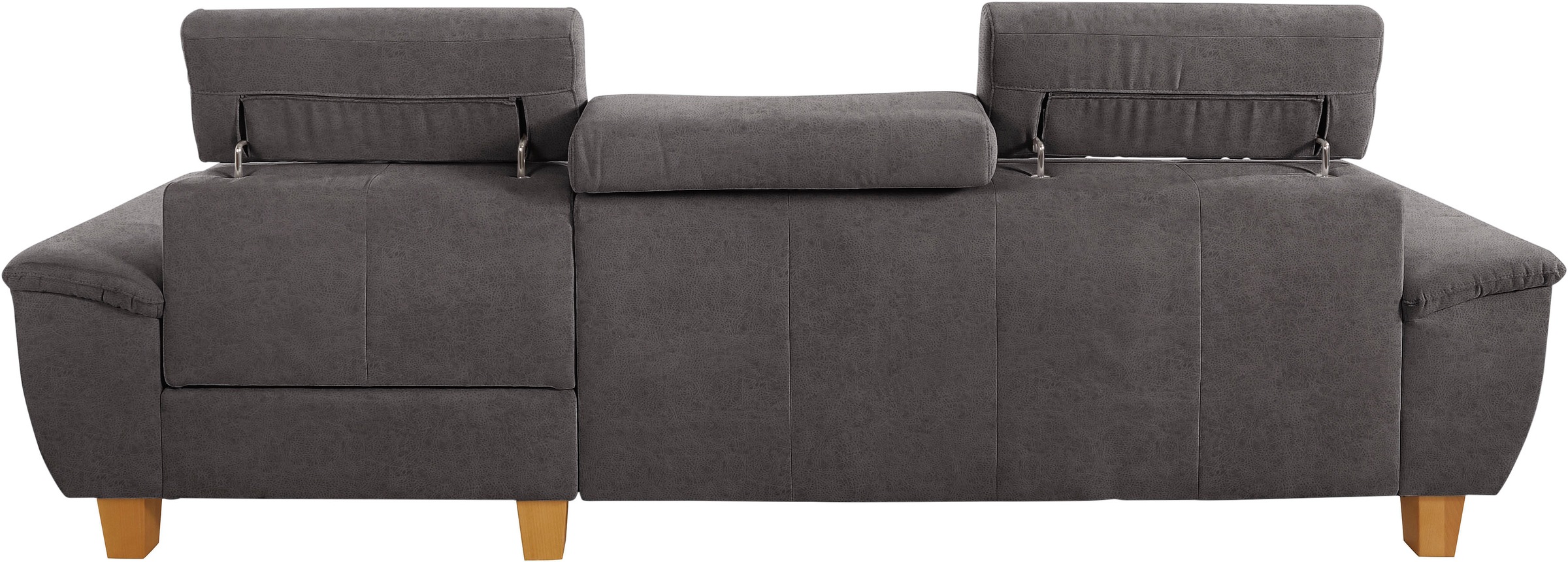 exxpo - sofa fashion Ecksofa »Enya, aufwendige Detailverarbeitung, hoher Sitzkomfort, bequem, L-Form«, inkl. Kopfteilverstellung, wahlweise mit Bettfunktion und Bettkasten