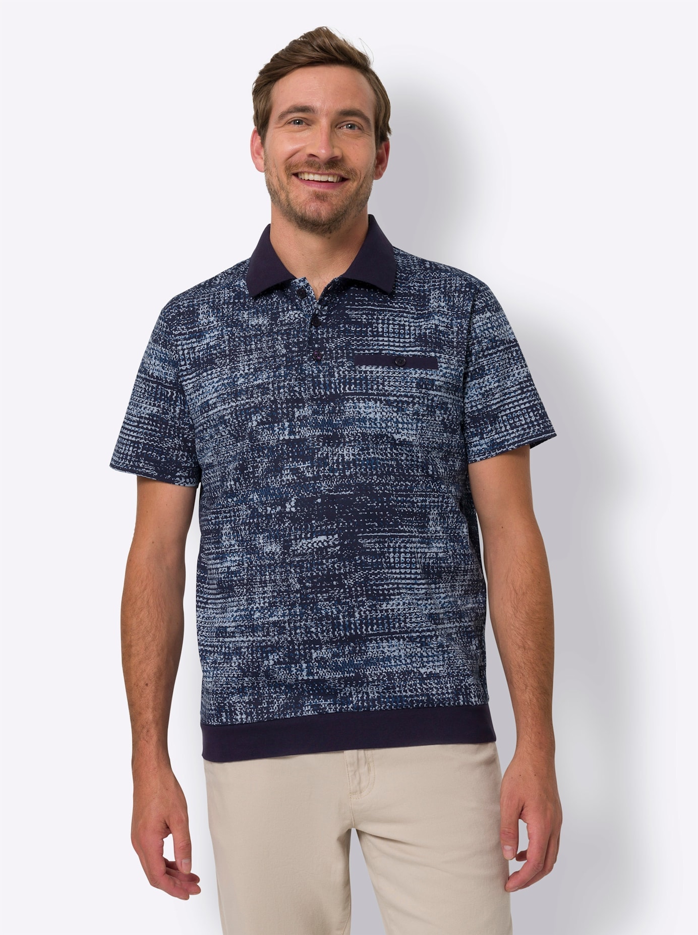 Classic Poloshirt »Kurzarm-Poloshirt«, (1 tlg.)