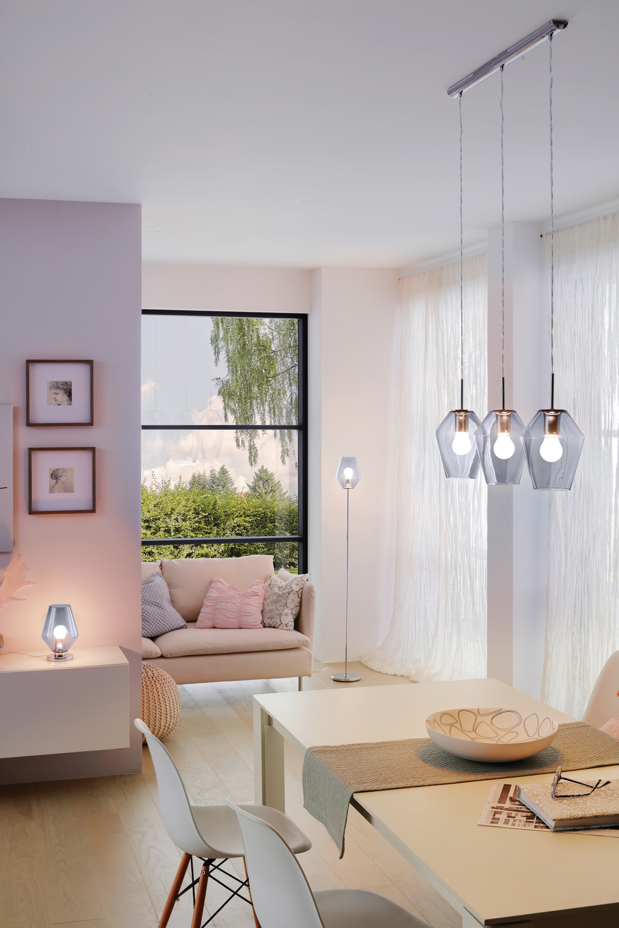 EGLO Pendelleuchte »MURMILLO« E27 Hängeleuchte, Hängelampe