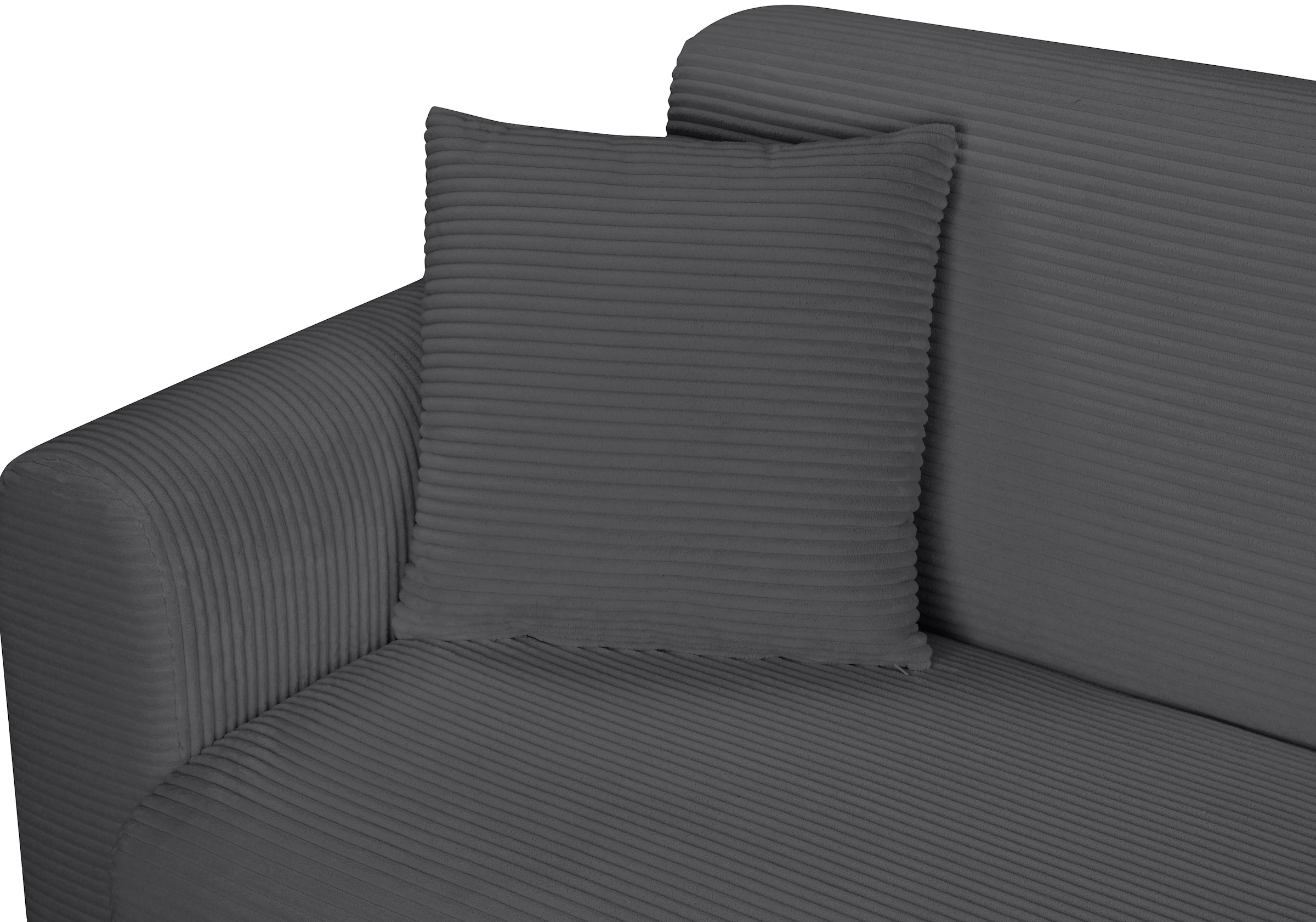 OTTO home 3-Sitzer »JONAA Schlafsofa 225 cm« Liegefläche 105/187 cm, softer Cord-Bezug