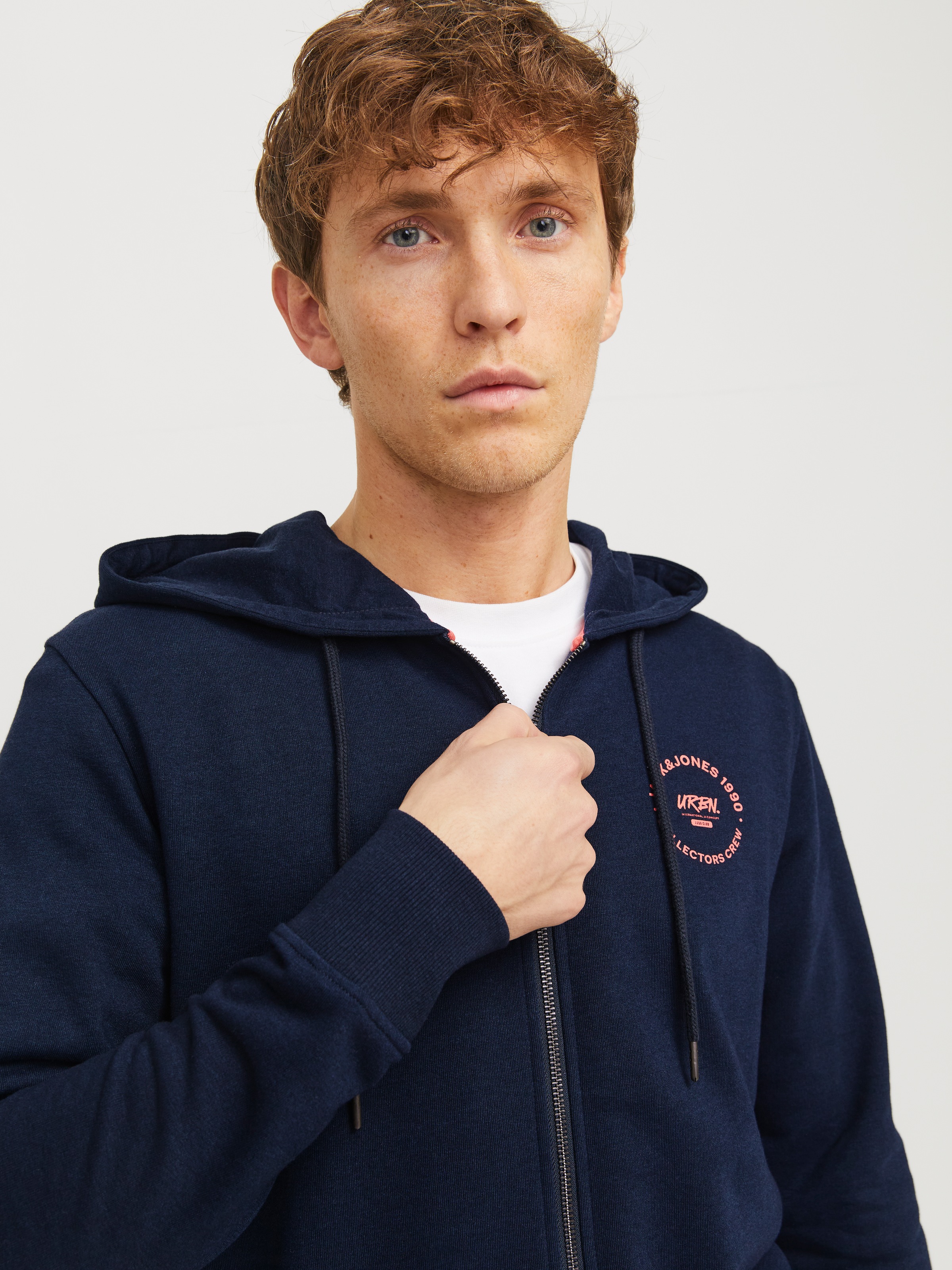 Jack & Jones Kapuzensweatjacke "JJSIMON Hoodie mit Reißverschluss und hohem günstig online kaufen