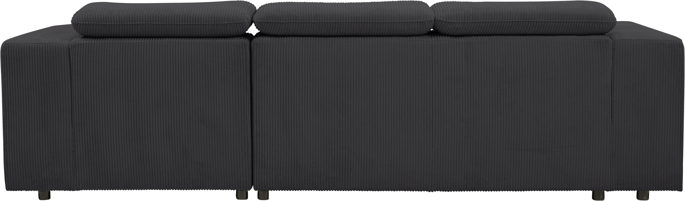 WERK2 Ecksofa »Cherry, modernes Sofa mit Komfortfunktionen, Breite 270cm, L-Form,«, bequem, mit verstellbaren Kopfteilen, Schlaffunktion und Bettkasten