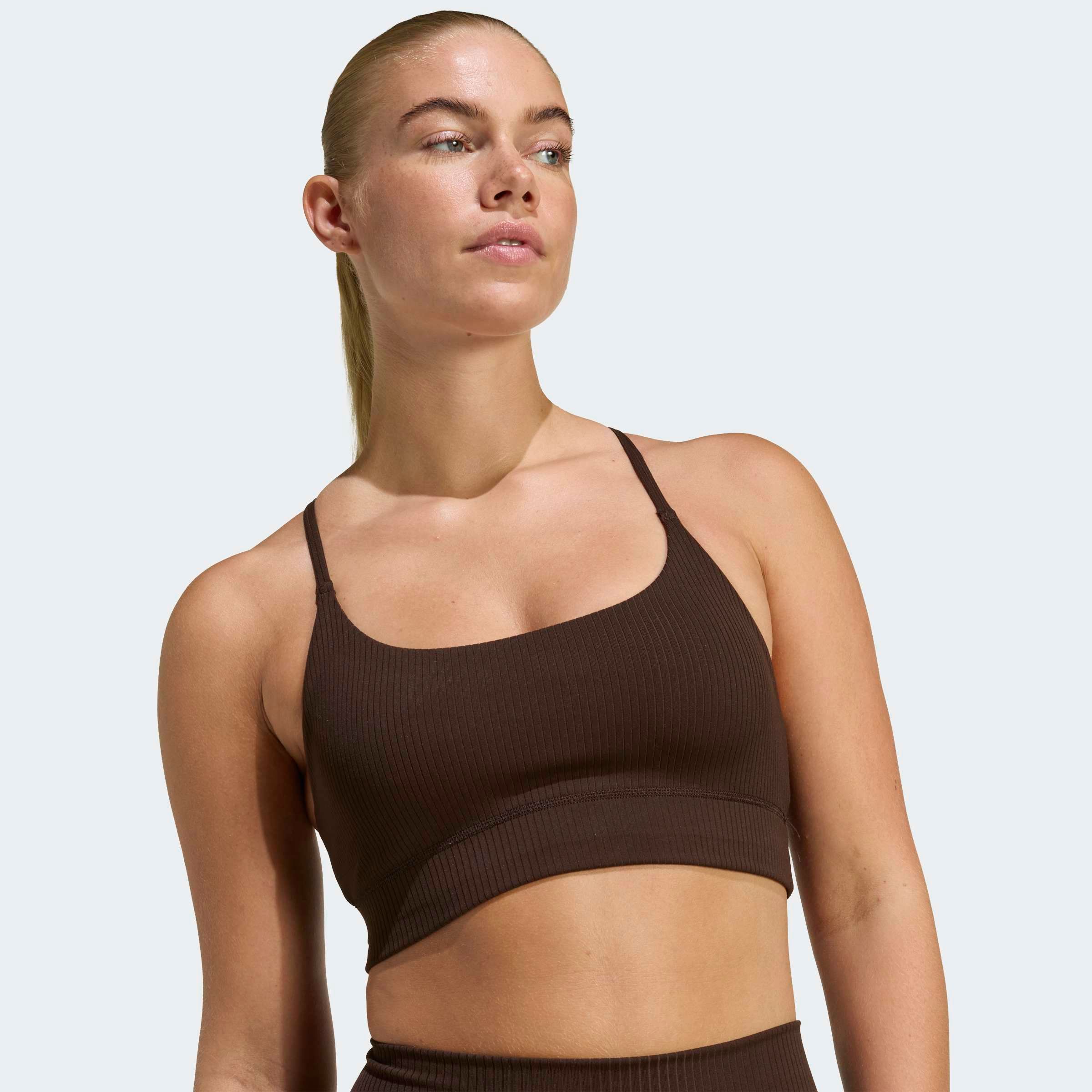 Thumbnail - adidas Performance Sport-BH "ADIDAS ALL ME LIGHT SUPPORT RIB BRA LONGLINE" 1