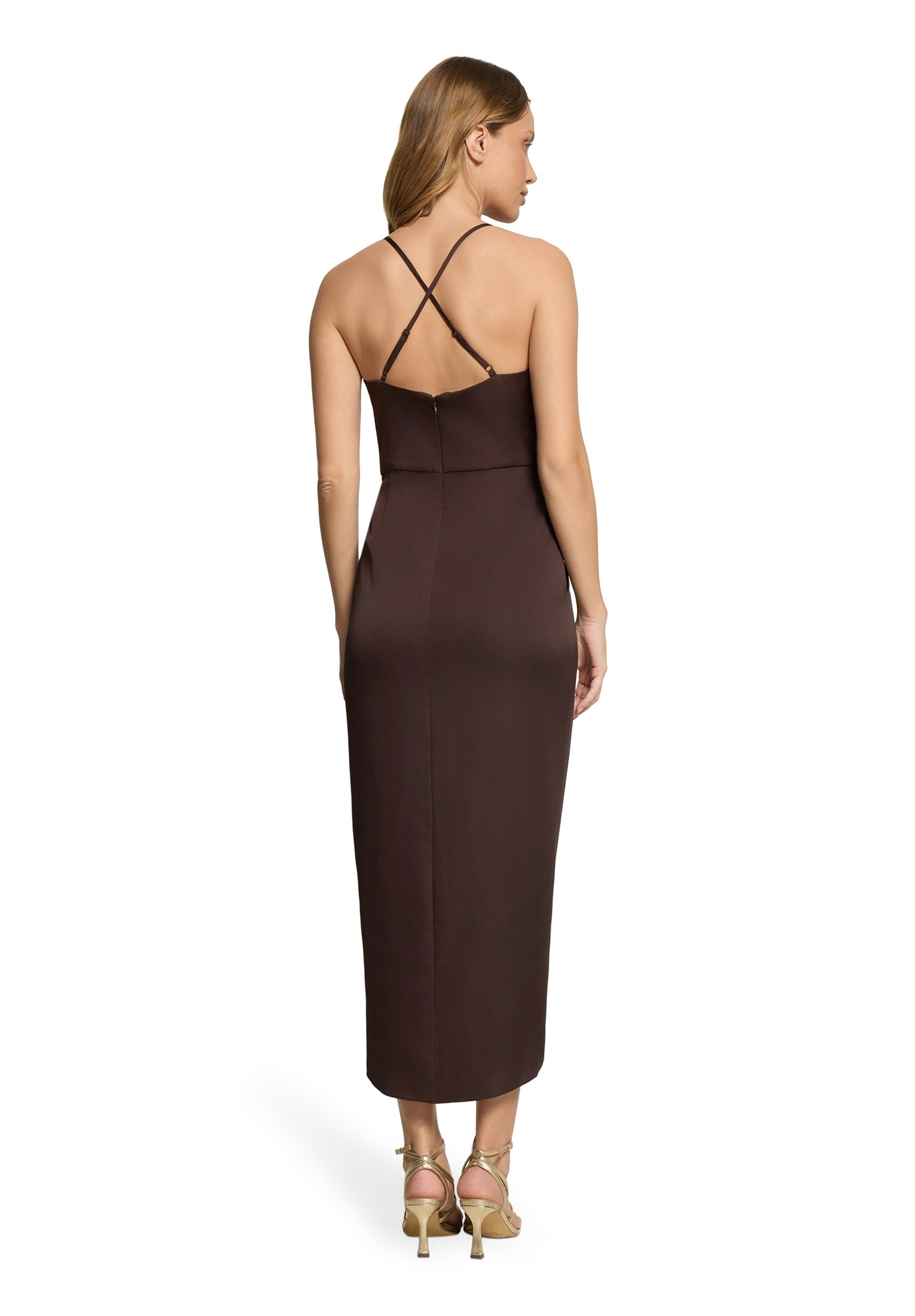 Vera Mont Abendkleid »Damen mit Raffung« Ohne Tasche Material