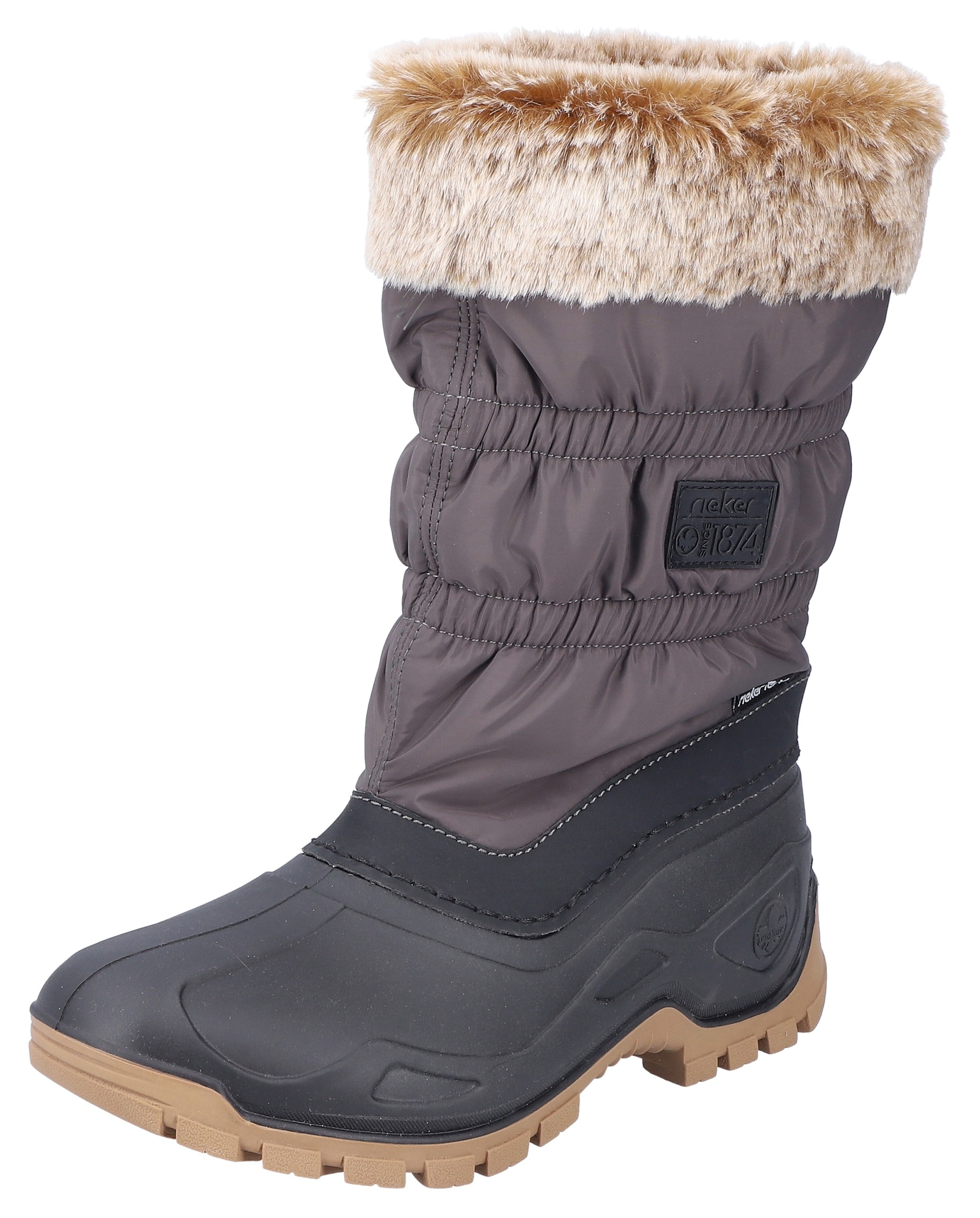 Rieker Winterstiefel, mit gerafftem Schaft dank Gummizug