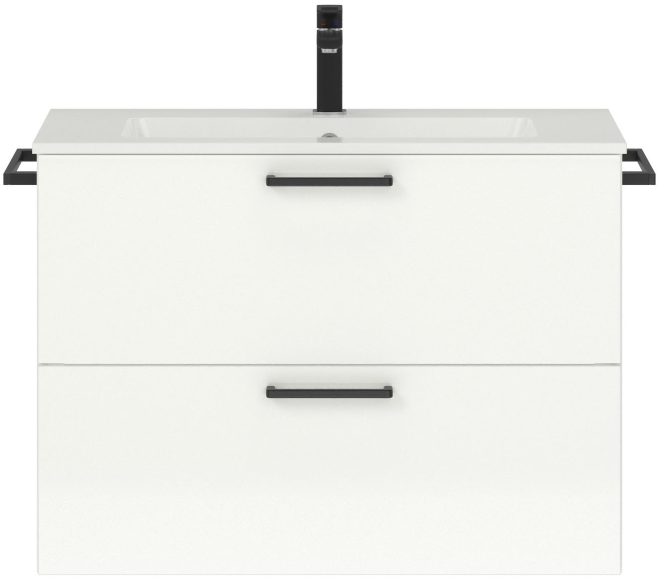 nobilia Waschtisch-Set "Tolvina" vormontiert, mit Soft-Close, 1 Stk. tlg.