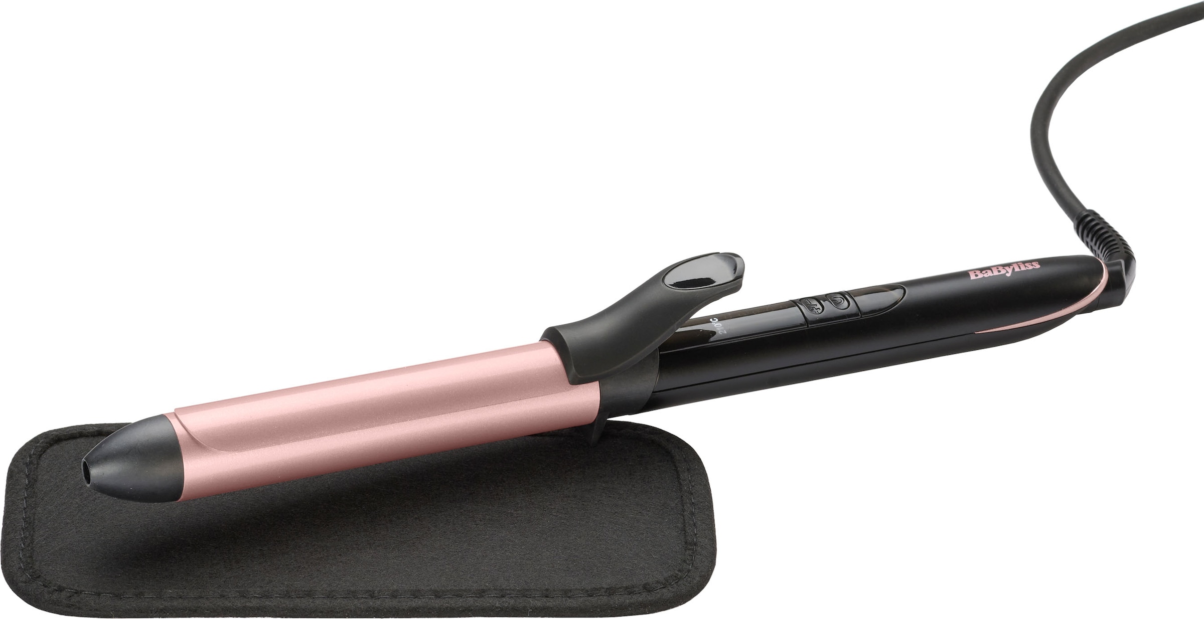 BaByliss Lockenstab »25mm Lockenstab mit Klammer für definierte Locken, C451E« Quarz-Keramikbeschichtung, 6 Temperaturstufen, für alle Haartypen