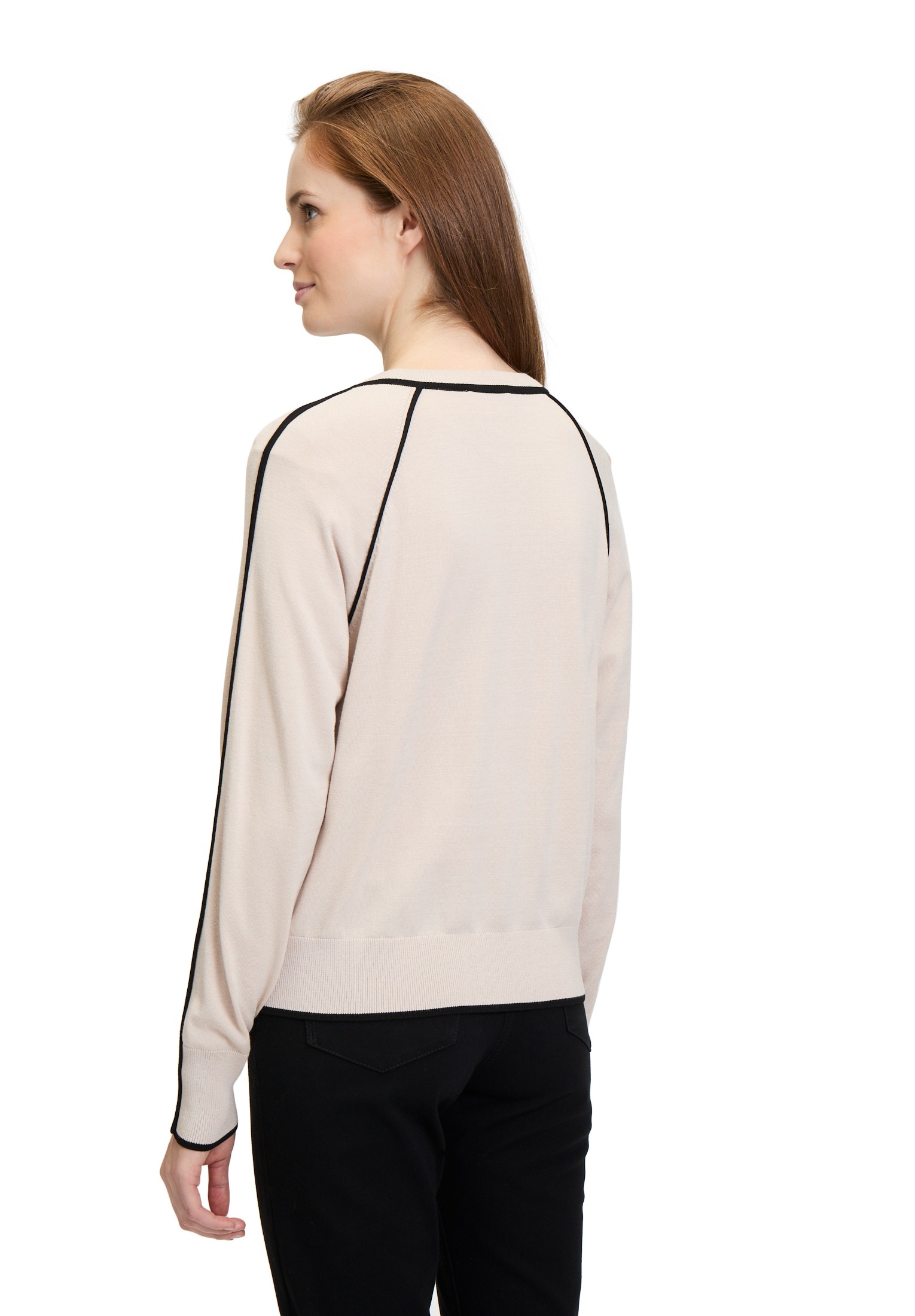Betty Barclay Strickjacke »Betty Barclay Feinstrickjacke mit Strickdetails«, Paspel