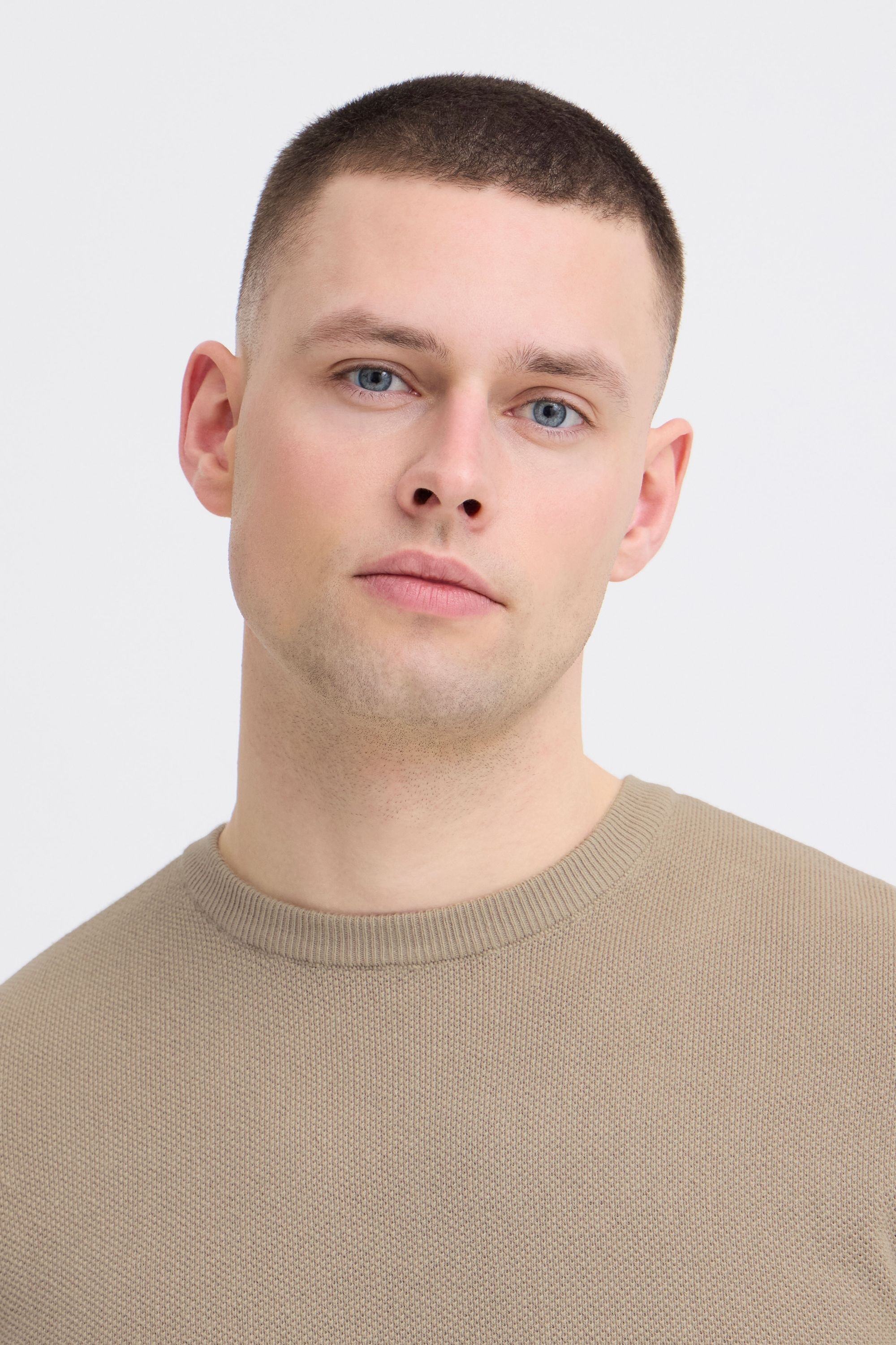 Blend Strickpullover »BHBartel« Klassischer Feinstrick-Pullover mit Rippbündchen