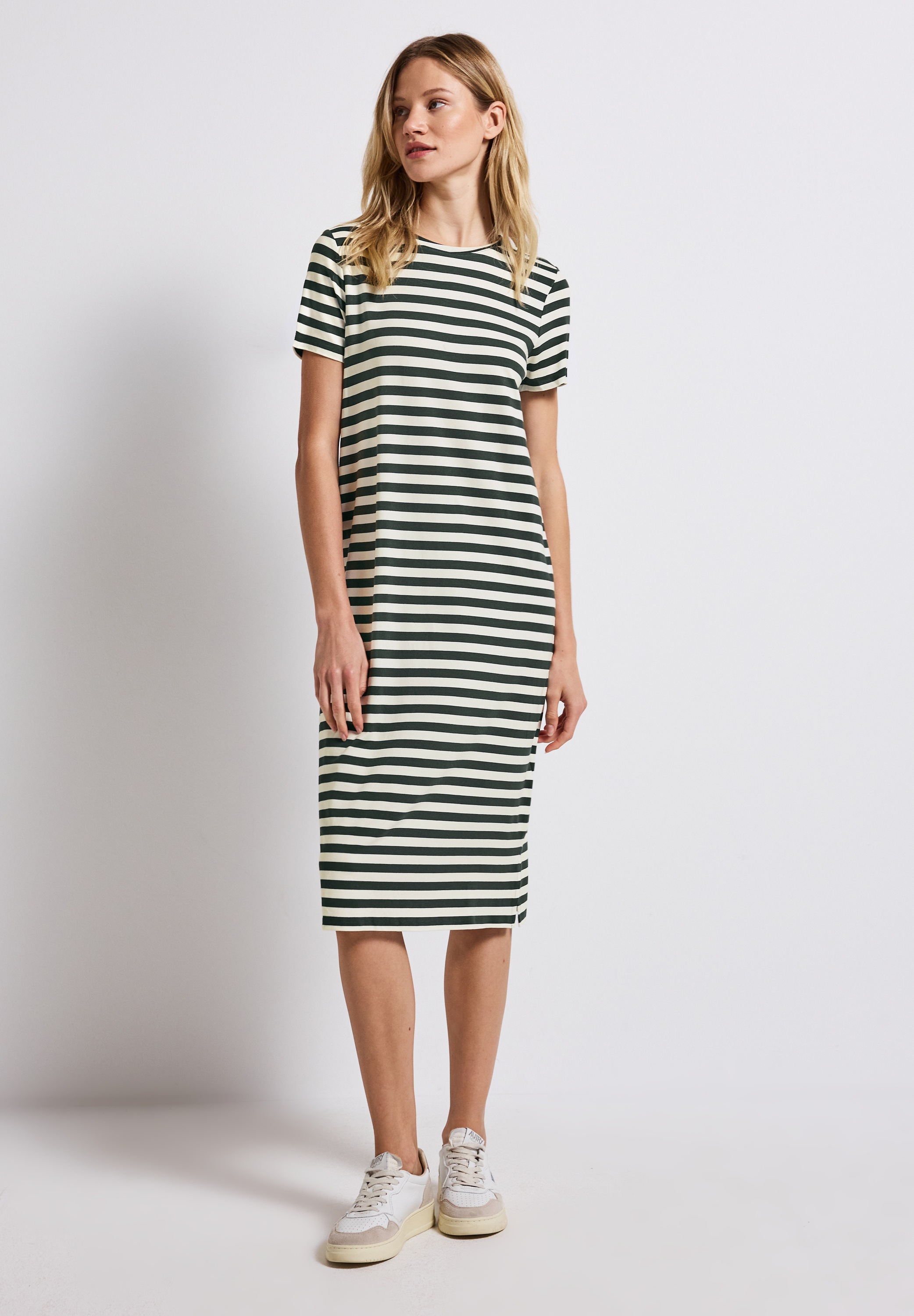 STREET ONE Shirtkleid Ohne Taschen mit Rundhalsausschnitt günstig online kaufen