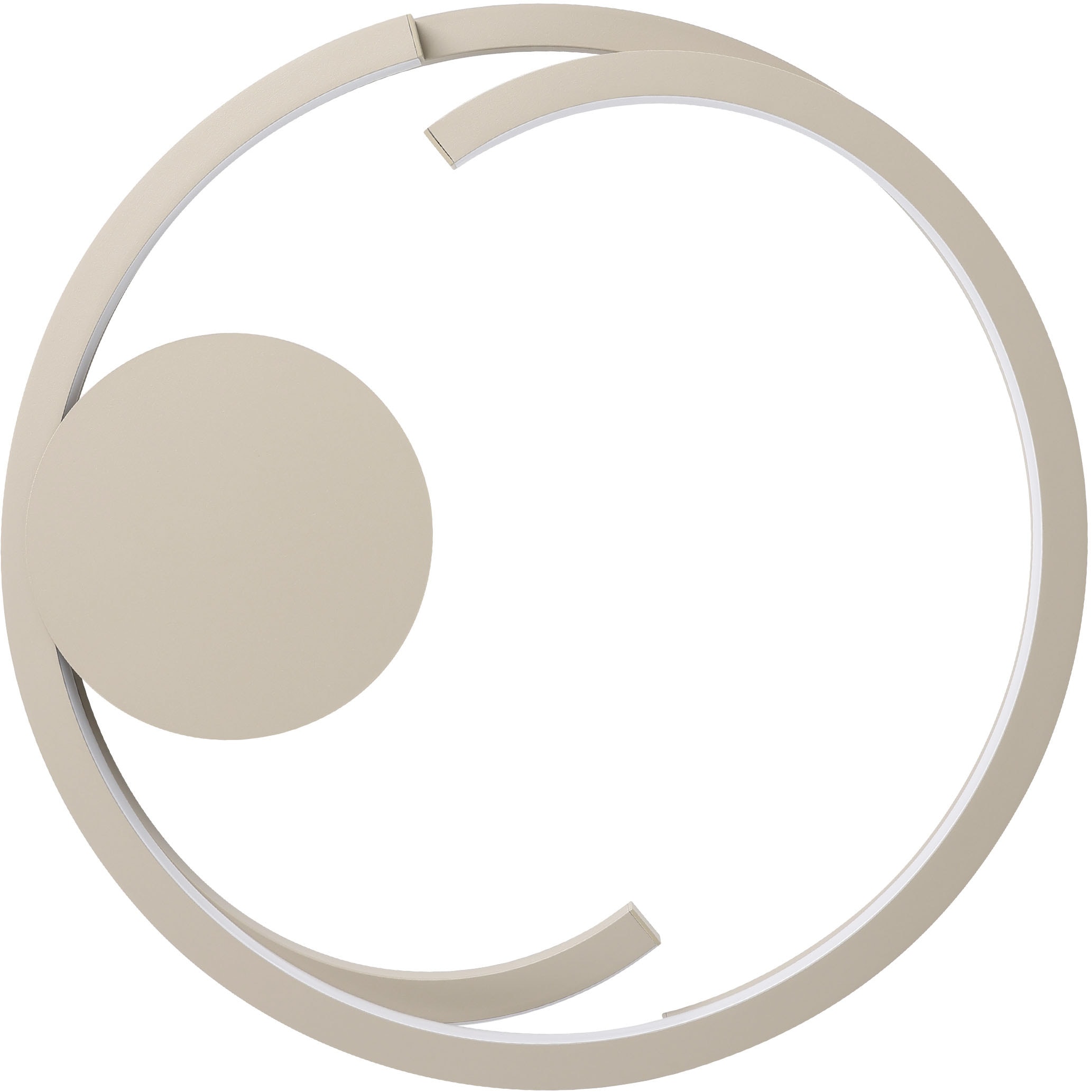 EGLO Deckenleuchte »MEZZOMONTE Deckenlampe - Alu, Stahl - LED - 40W - IP20« LED-Modul 1 Stk. Kaltweiß | Neutralweiß | Warmweiß Wohzimmerlampe, Esszimmerlampe, Flur, Schlafzimmer, H5 x Ø48 cm