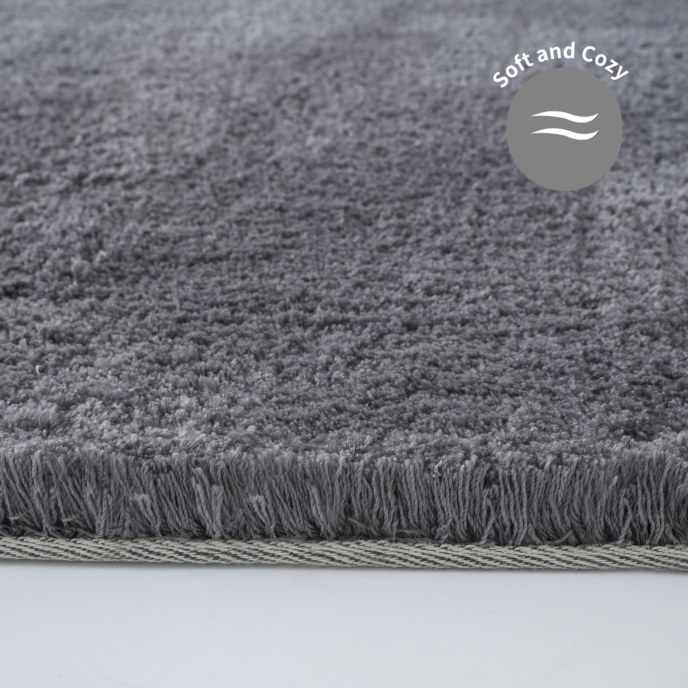 my home Hochflor-Teppich »Microfaser Teppich Magong, besonders weich, sehr feiner Flor«, rechteckig, 25 mm Höhe, uni, Wohnzimmer, Schlafzimmer, Kinderzimmer, auch rund und als Läufer