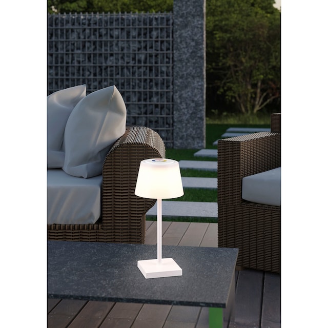 TRIO Leuchten LED Außen-Tischleuchte »Sanchez«, 1 flammig-flammig, Akku  Garten Tischlampe RGB Farbwechsel dimmbar Lichtfarbe einstellbar kaufen |  BAUR