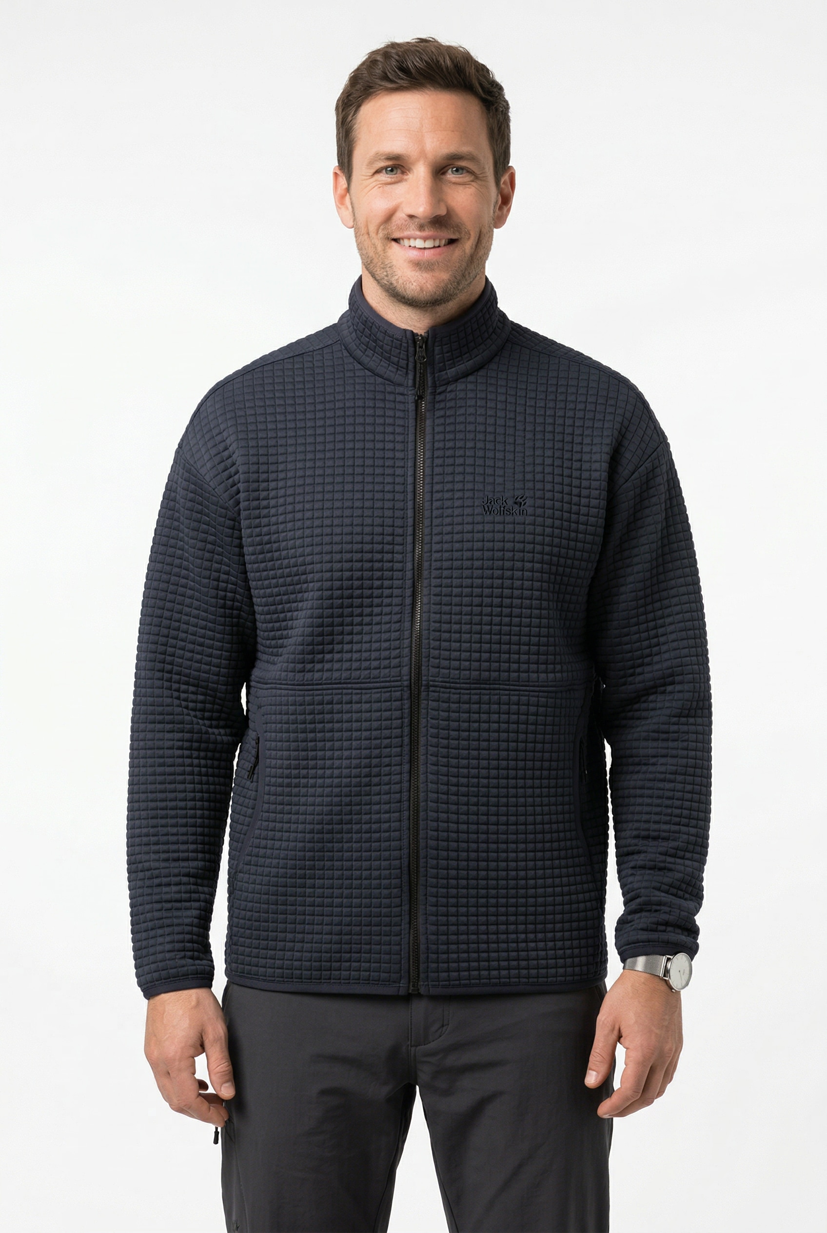 Jack Wolfskin Fleecejacke "MOGARI FZ M" leicht, als Außenschicht, für Sommerabende und Übergangszeit