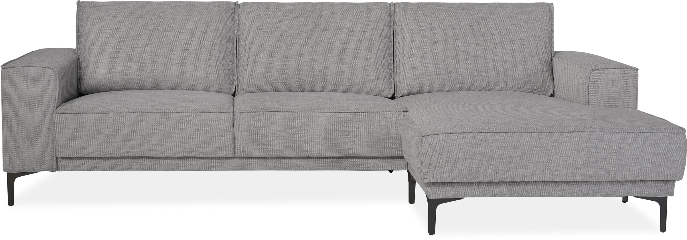OTTO home Ecksofa "Polsterecke Oland, Struktur, Flachgewebe, Luxus-Microfas günstig online kaufen