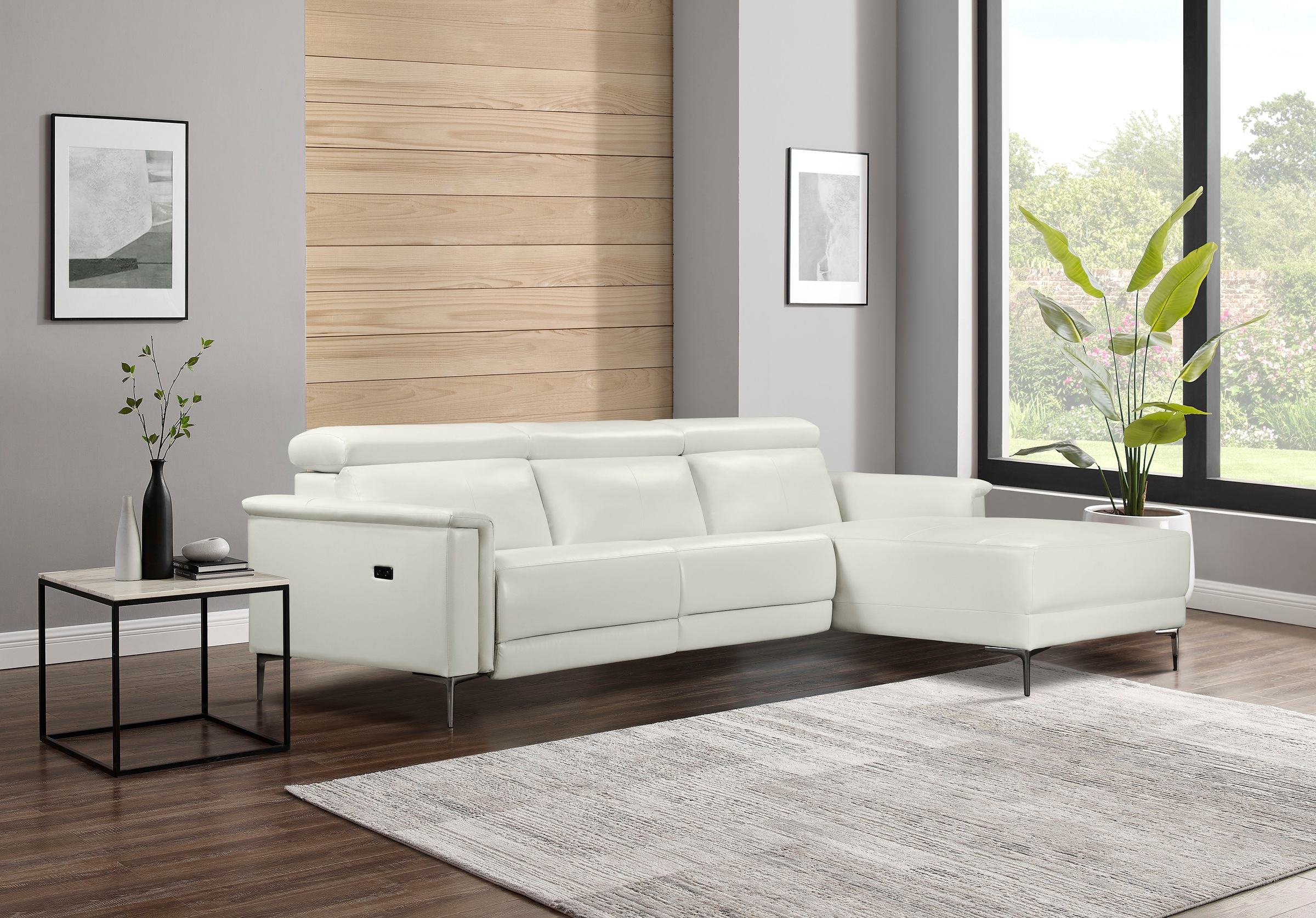 Places of Style Ecksofa Lund, mit man. o. elektr. Relaxfunktion und USB/ Kopfteilverstellung