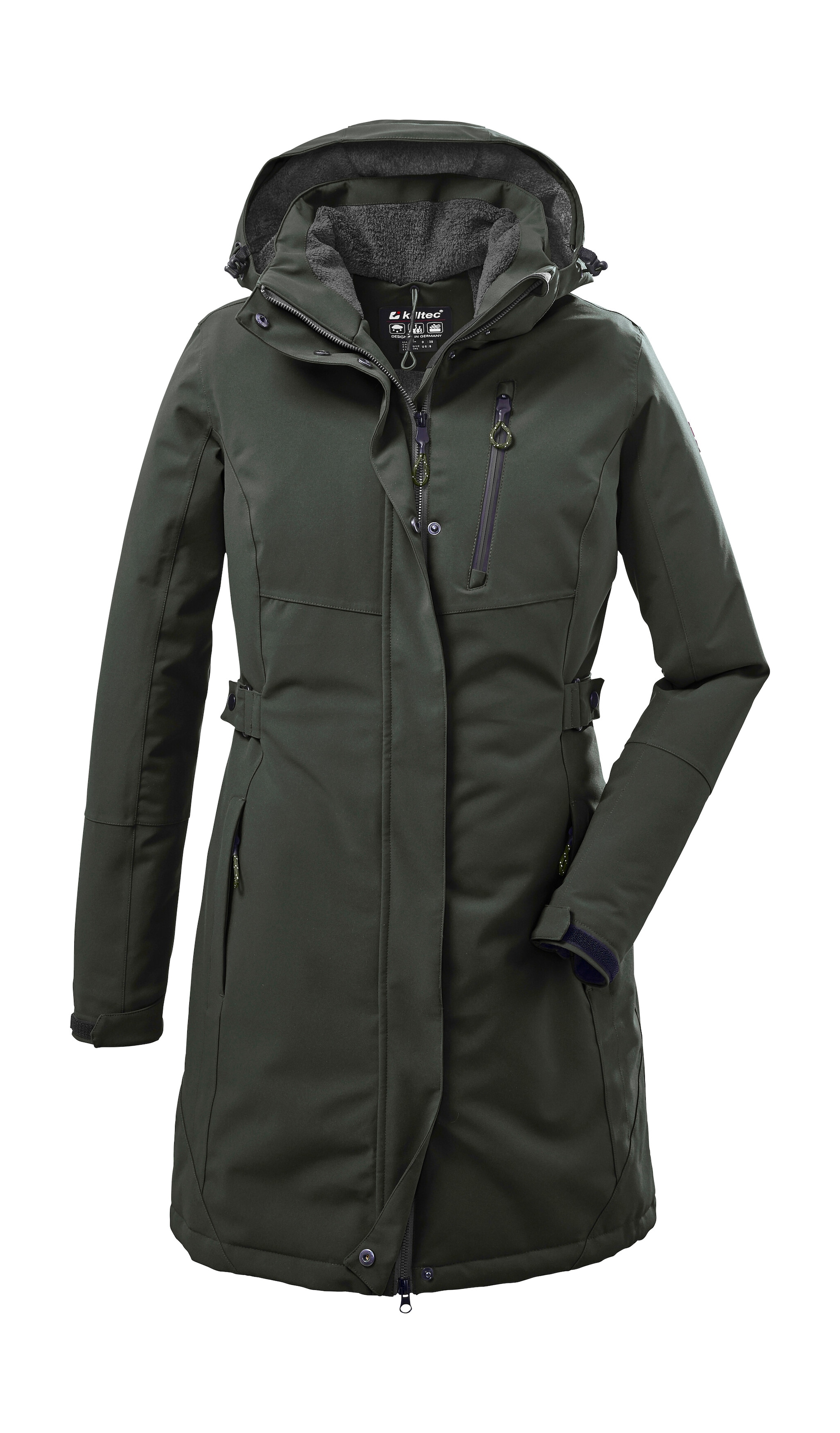 Killtec Parka "KOW 165 WMN PRK", Wasser- und winddichter Parka mit Teddyfle günstig online kaufen