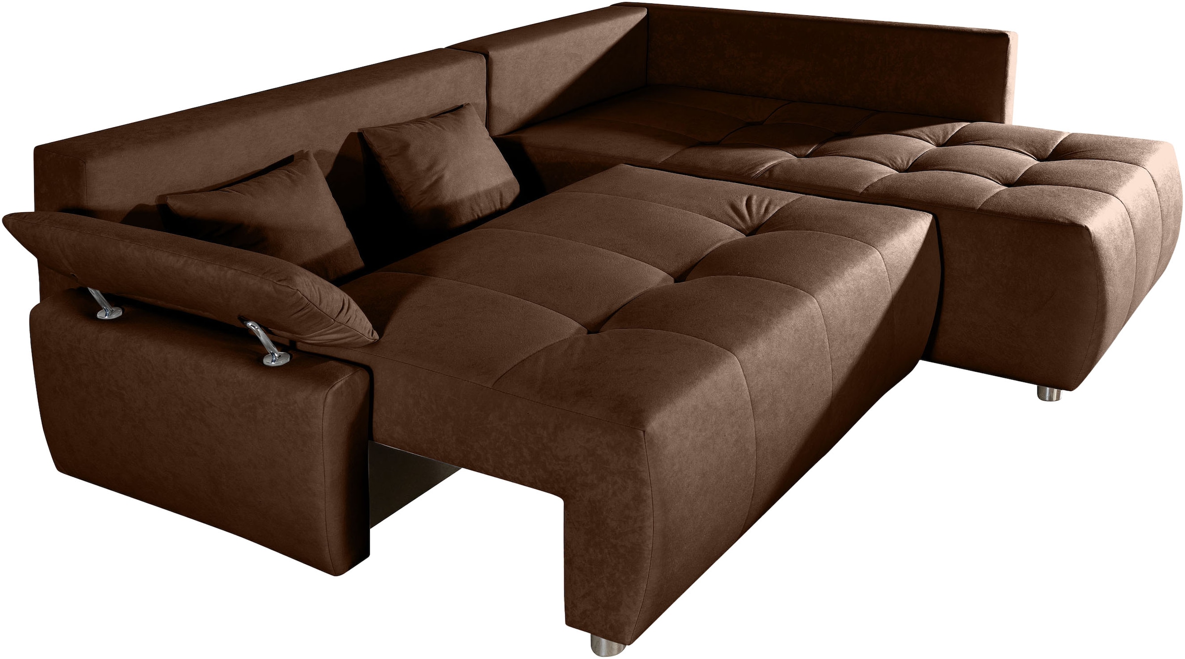 COLLECTION AB Ecksofa Ecksofa, Schlaffunktion, Bonnelfederkern, Kissen, Armverstellung