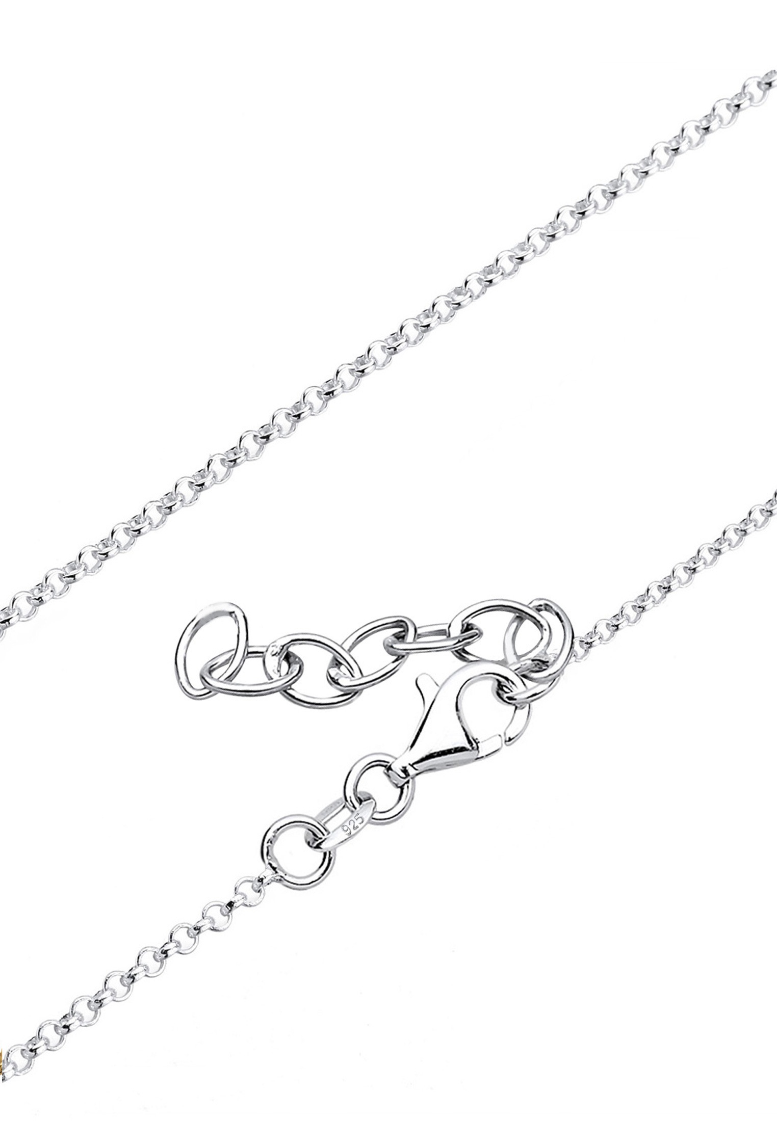 Elli Premium Collierkettchen »Hamsa Hand der Fatima Kristalle 925 Silber«