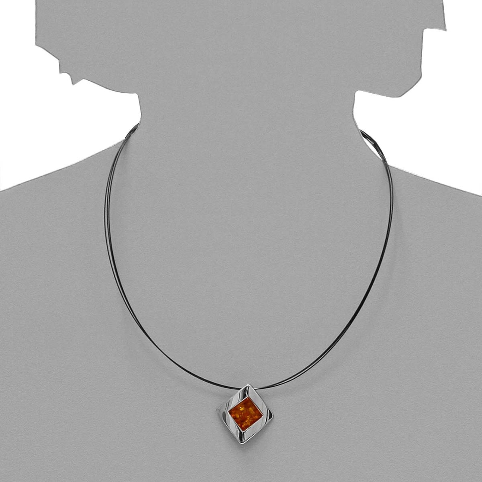 OSTSEE-SCHMUCK Kette mit Anhänger »- Gleiter-Alvina - Silber 925/000 - Bernstein«