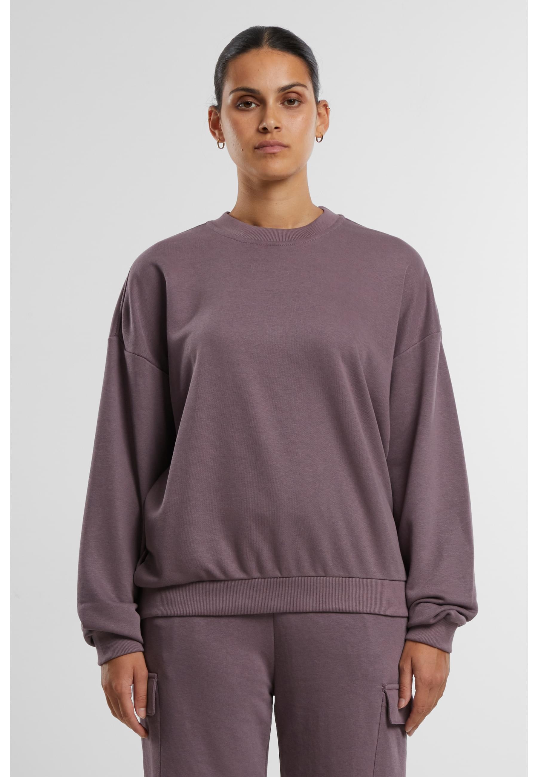 URBAN CLASSICS Sweater »Urban Classics Damen Ladies Oversized Light Terry Crewneck«