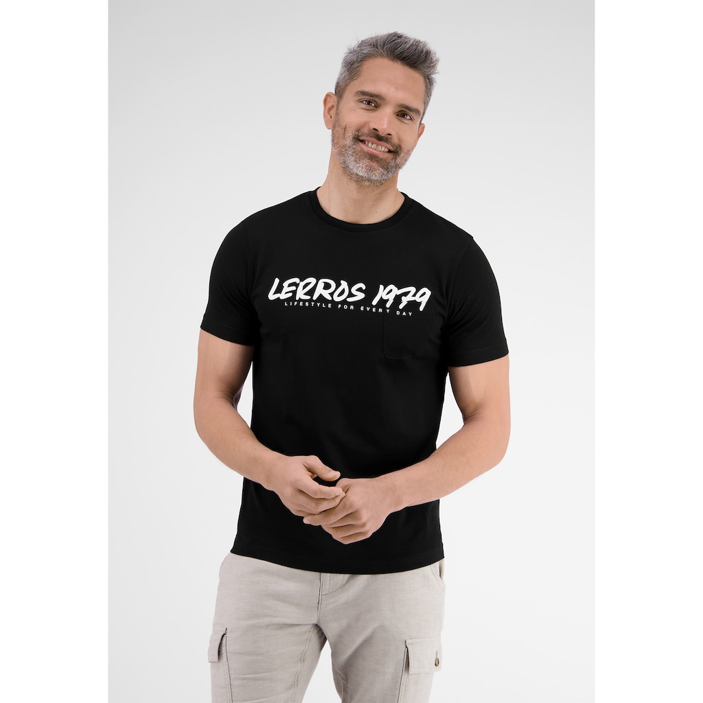 LERROS T-Shirt »LERROS T-Shirt *LERROS 1979*«