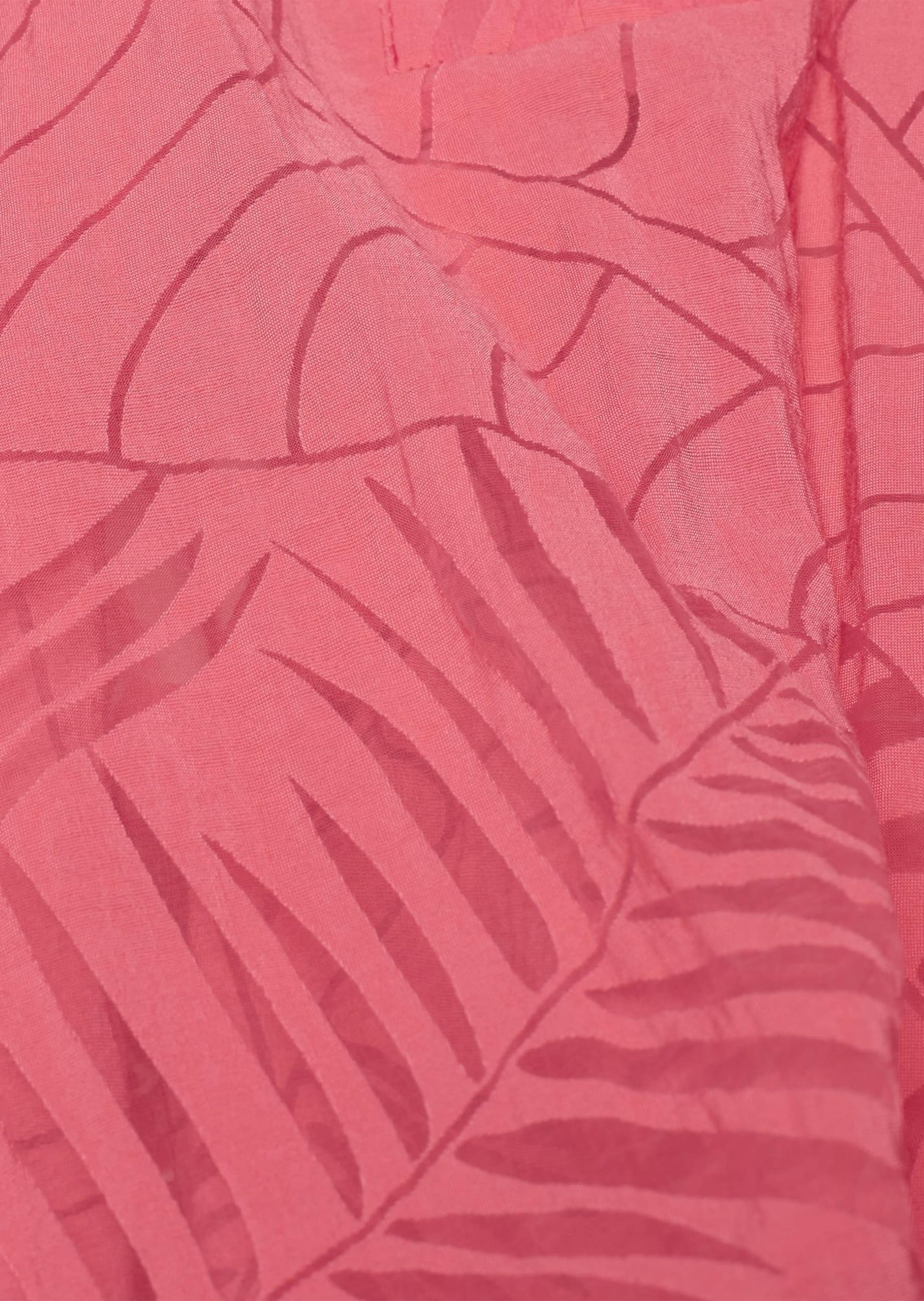 GOLDNER Kurzarmbluse »Kurzgröße Leger geschnittene Ausbrennerbluse«