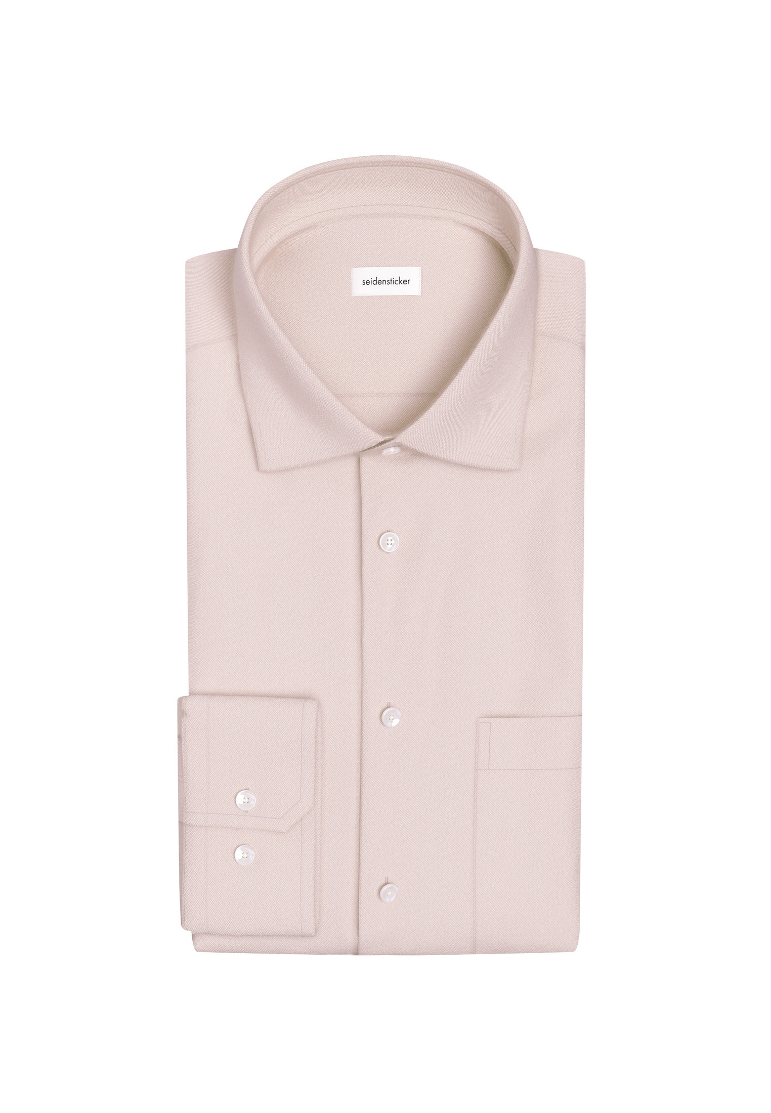 seidensticker Flanellhemd »Schwarze Rose«, Slim 1/1 Kentkragen Flanell
