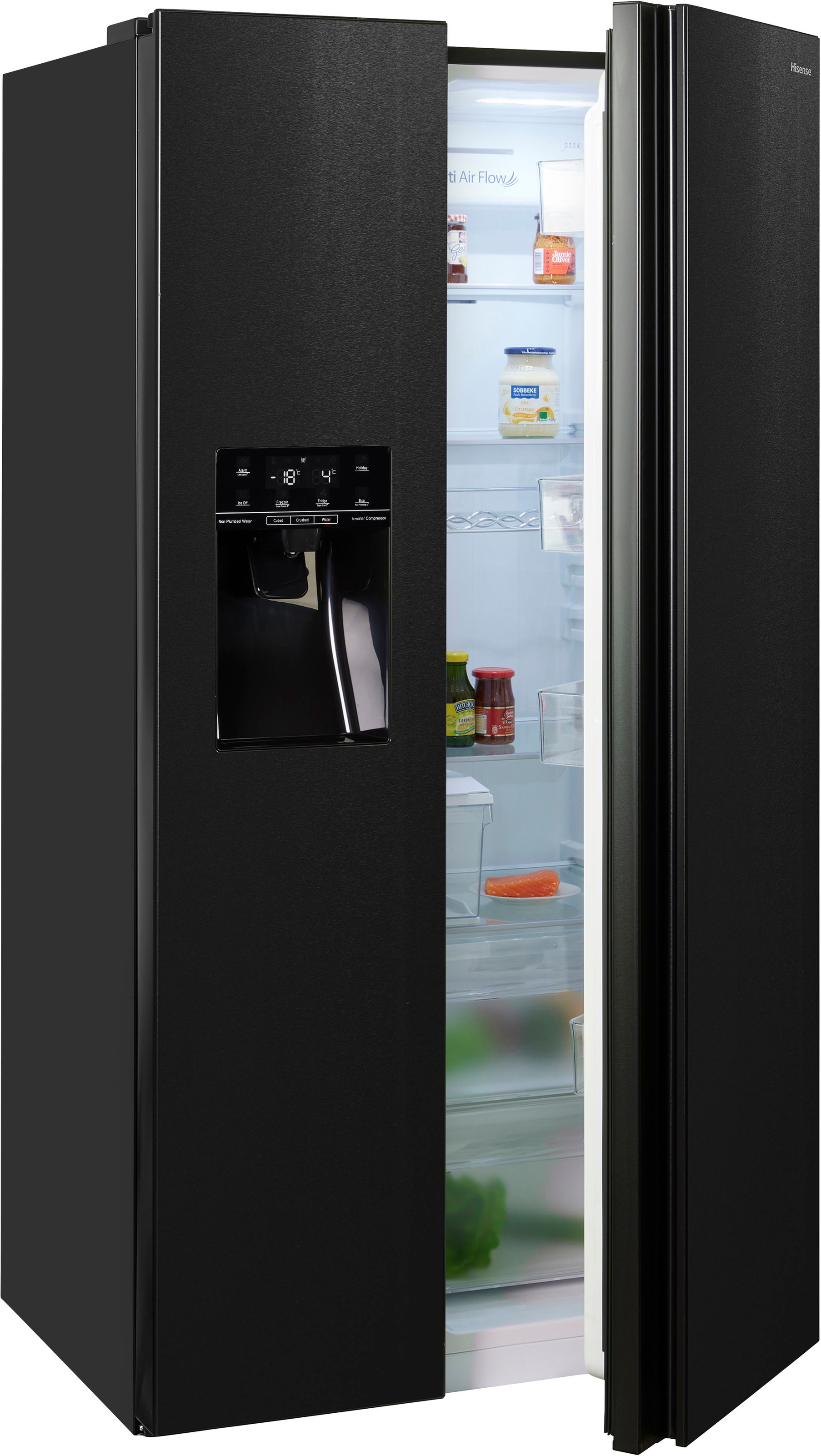 Hisense Side-by-Side "RSIM535AFE" 178,6 cm hoch 91,5 cm breit Wasser-/Eissp günstig online kaufen