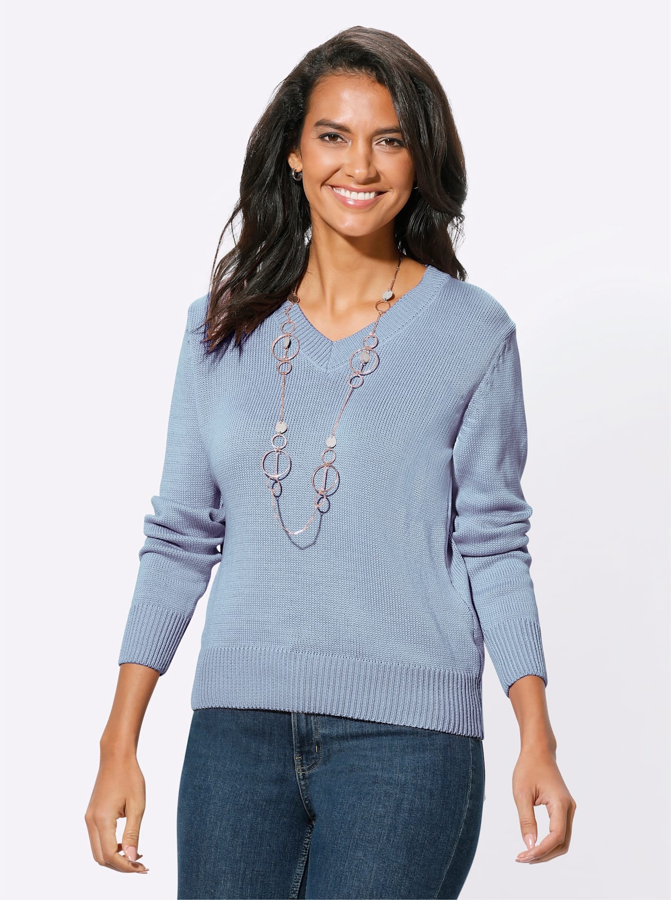 Casual Looks V-Ausschnitt-Pullover "Pullover"