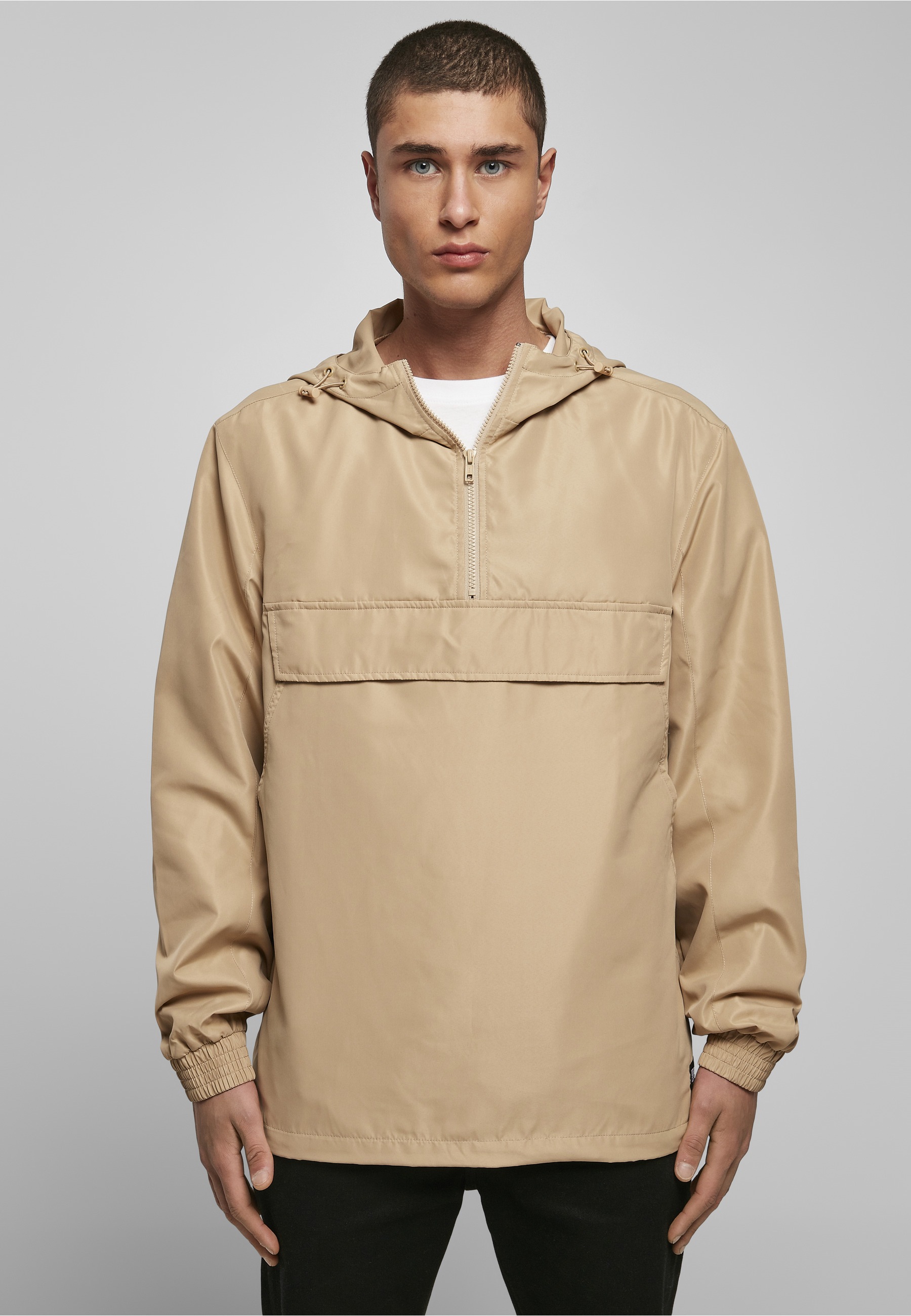 URBAN CLASSICS Funktionsmantel »Urban Classics Herren Recycled Basic Pull Over Jacket«