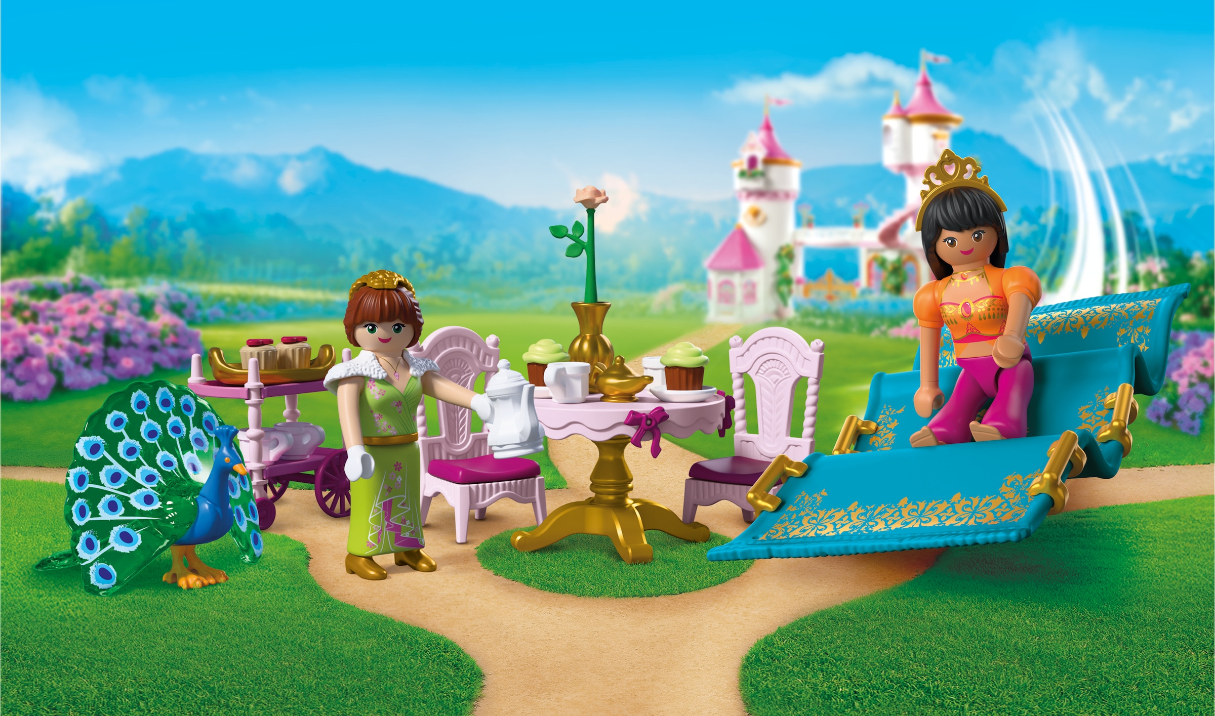 Playmobil® Konstruktions-Spielset »Besuch aus der Ferne (72054), Princess« Made in Europe