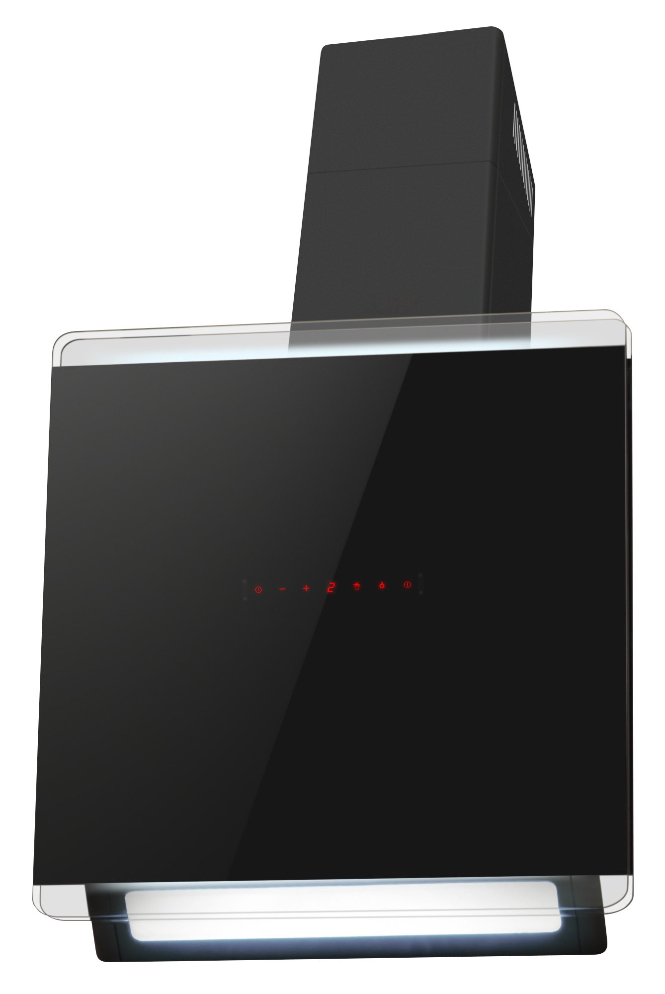 Amica Kaminhaube »KHF 695 601 S« Edles Schwarz, LED-Stripe – per Geste alles im Blick