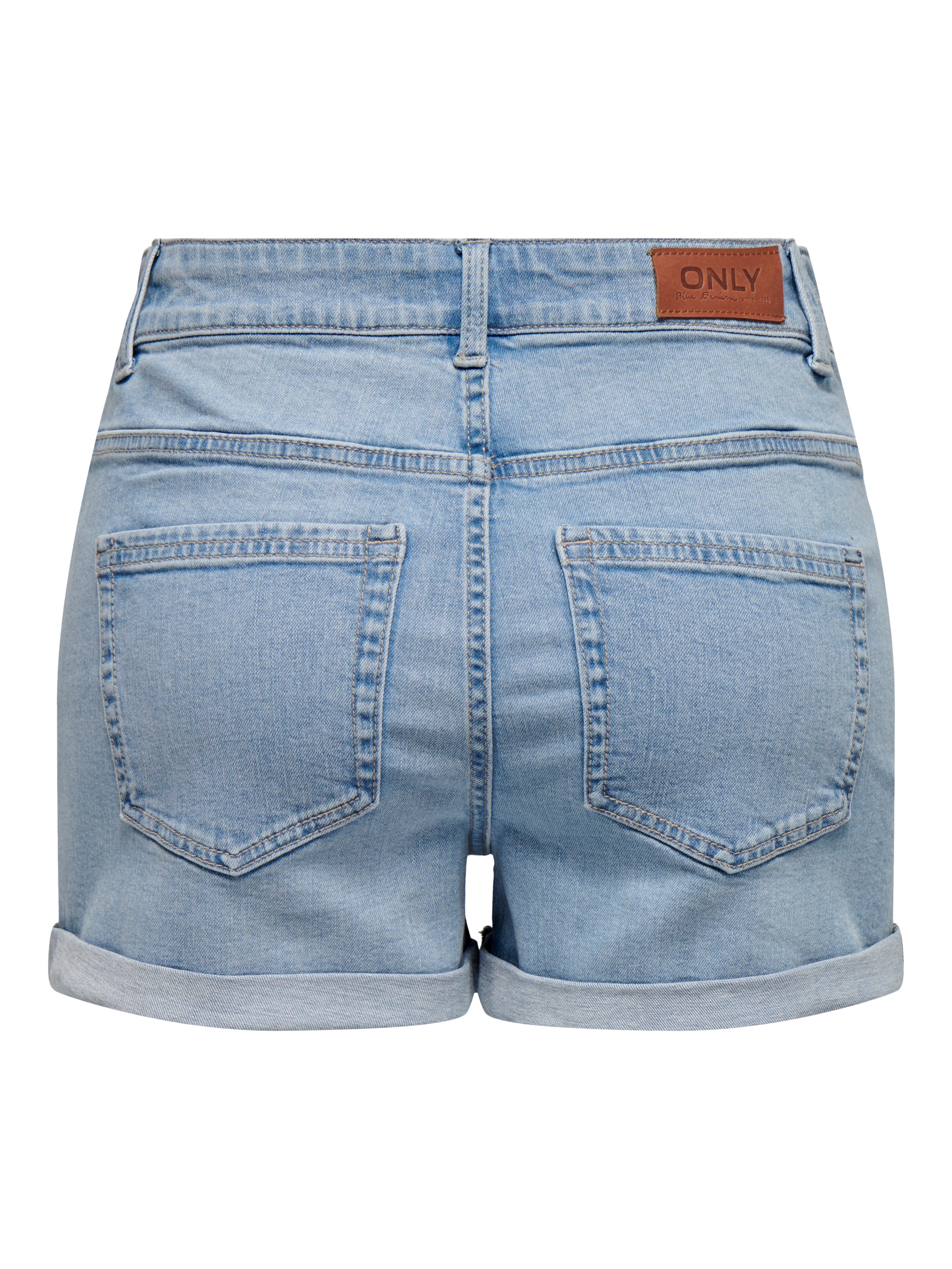 ONLY Shorts »ONLHUSH HW BUTTON FOLD UP SHORTS DNM PIM«