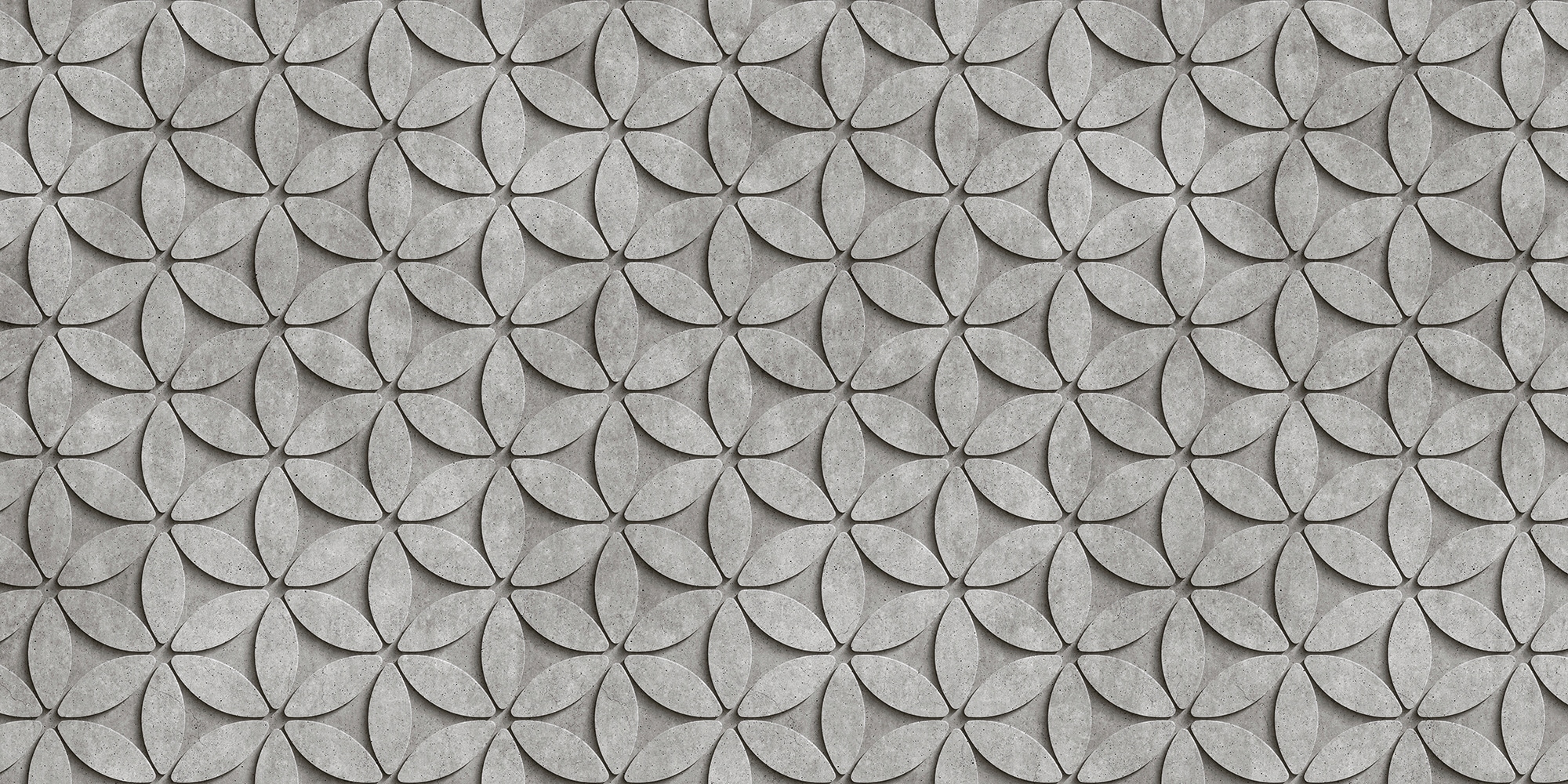 living walls Fototapete "Walls by Patel Tile 1" glatt Vlies, Wand, Schräge günstig online kaufen