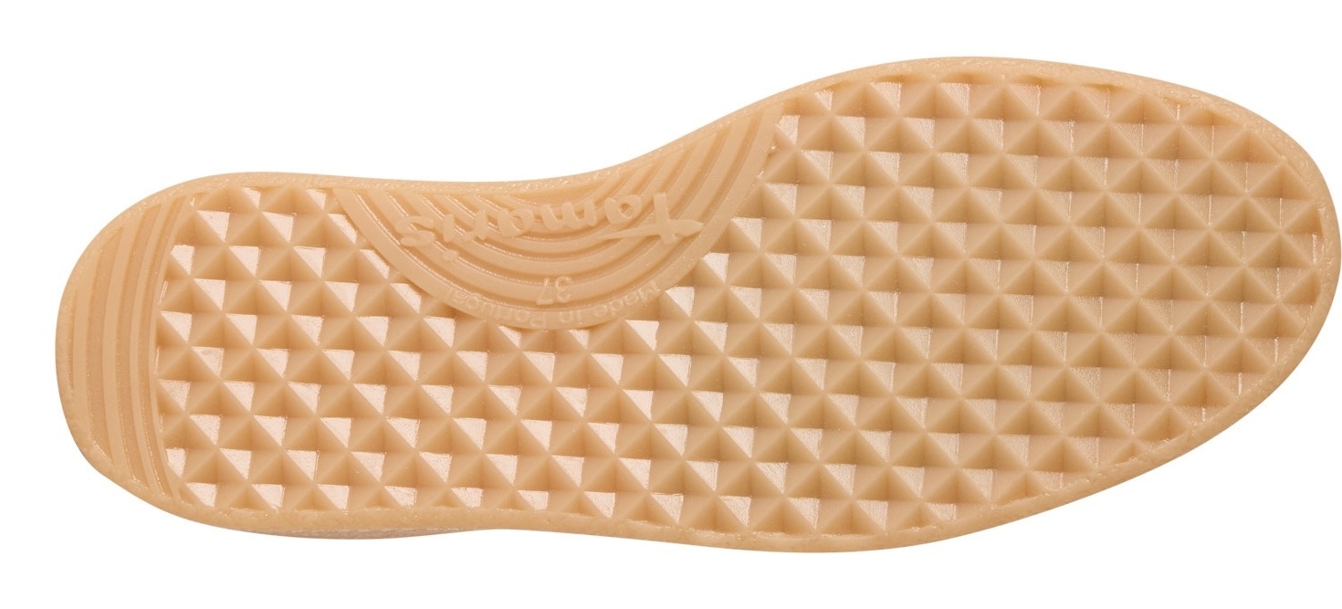 Tamaris Plateausneaker, Freizeitschuh, Halbschuh, Schnürschuh mit gepolstertem Schaftrand