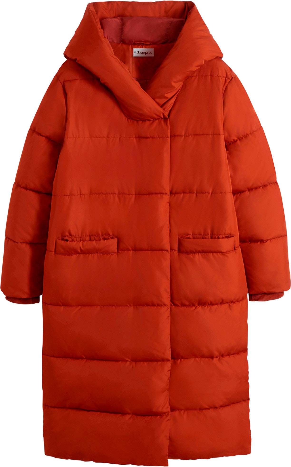 bonprix Steppmantel mit dicker Wattierung, mit Kapuze, Oversize-Passform